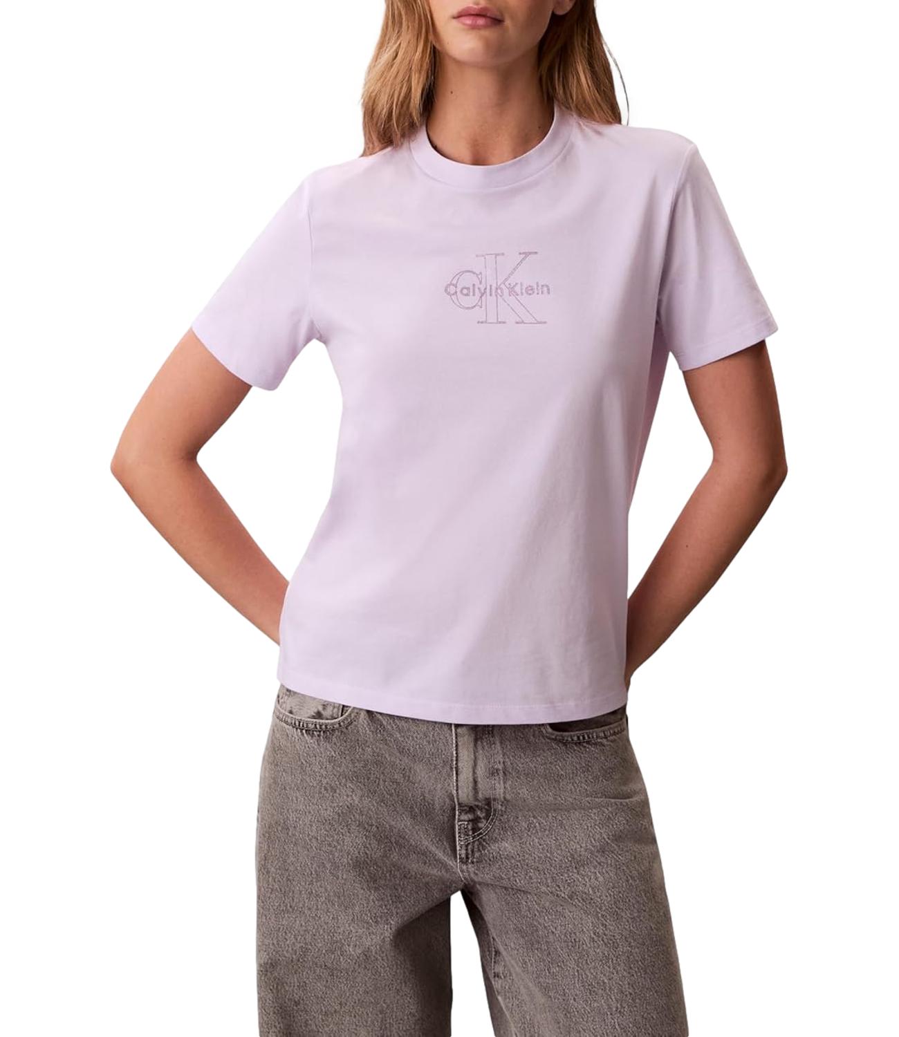 T-Shirt Calvin Klein LV047F831G Donna - 3oq Island Lilac