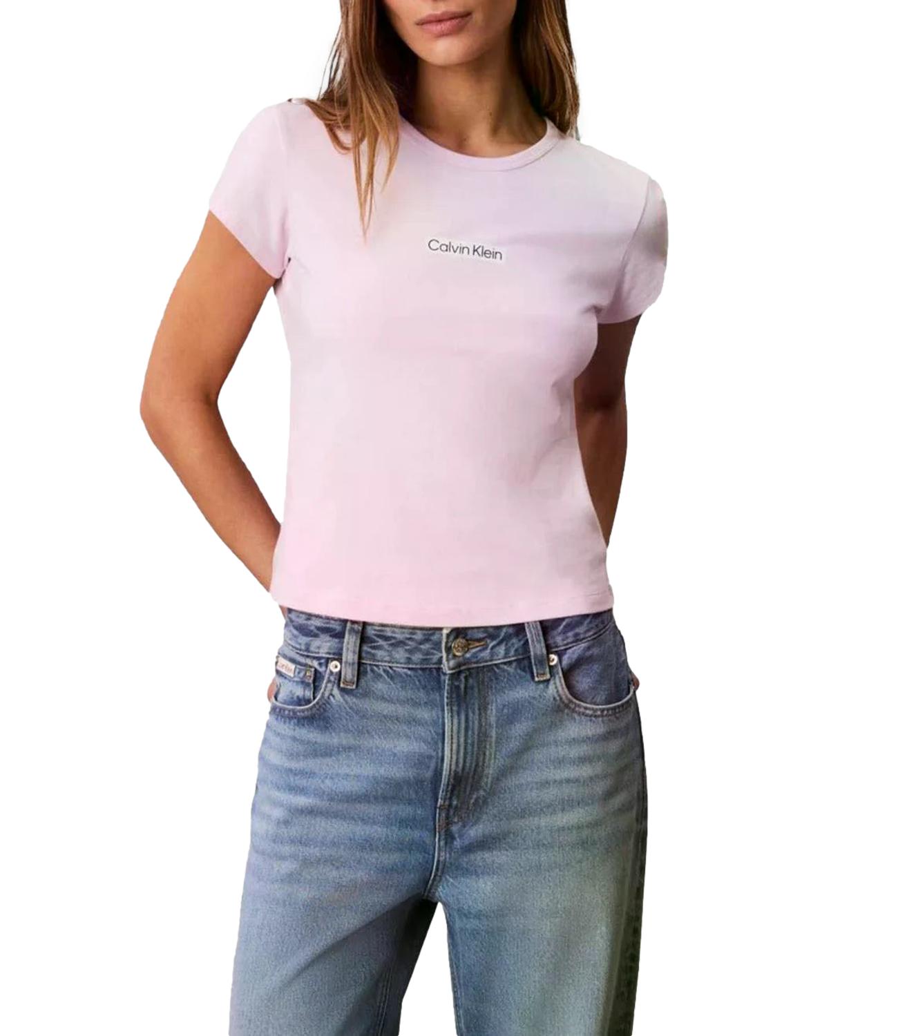 T-Shirt Calvin Klein LV047F842G Donna - 8z6 Cradle Pink