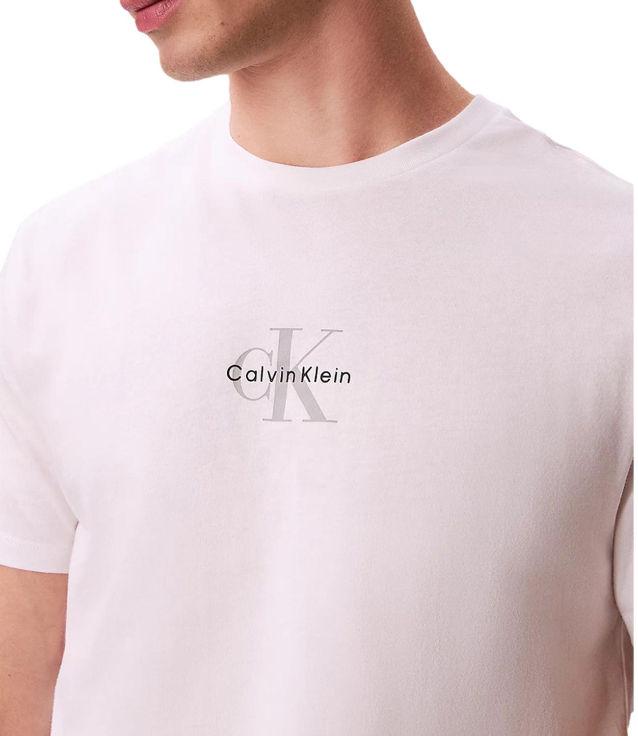 T-Shirt Calvin Klein LV04RB866G Uomo - Yaf Bright White