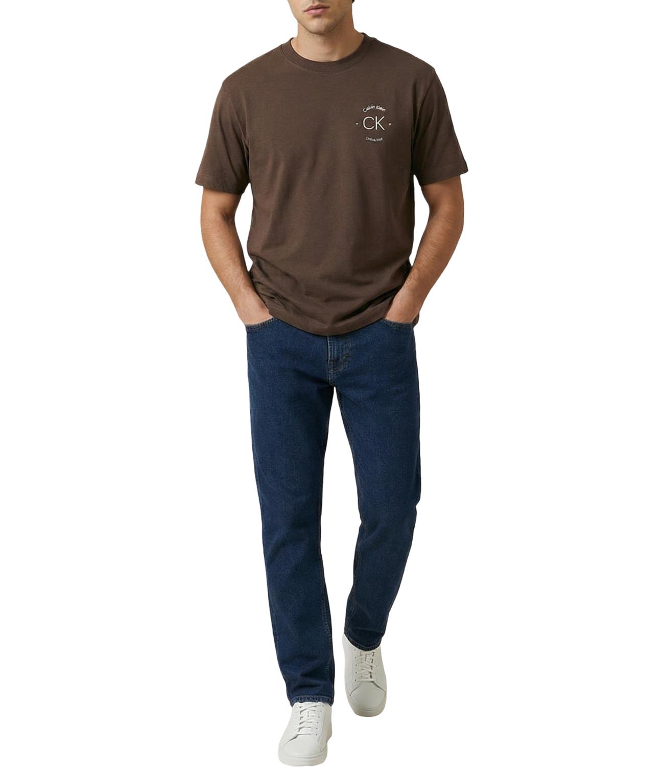 T-Shirt Calvin Klein LV04RE825G Uomo - 9o9 Warm Oak