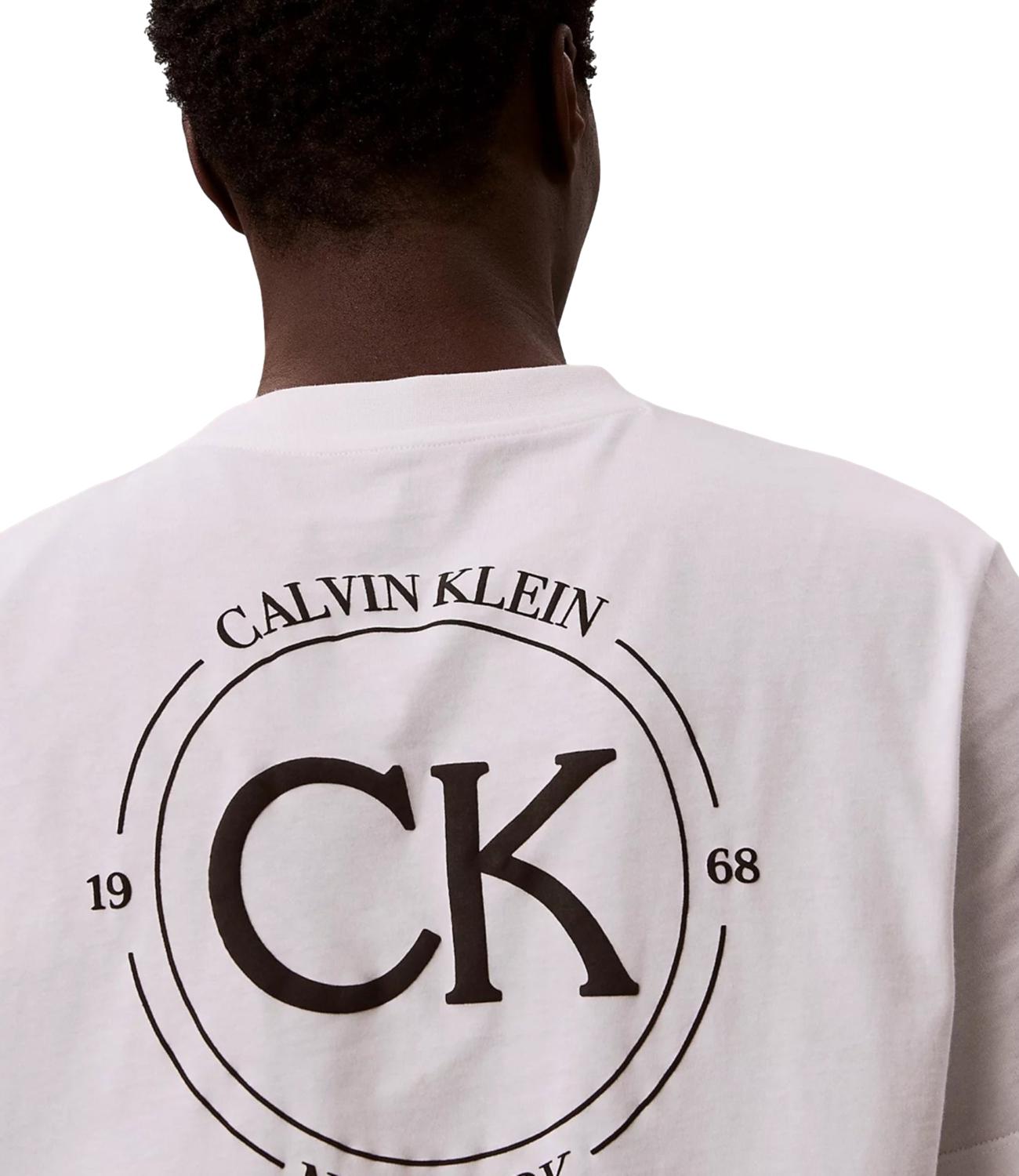 T-Shirt Calvin Klein LV04RE825G Uomo - Yaf Bright White
