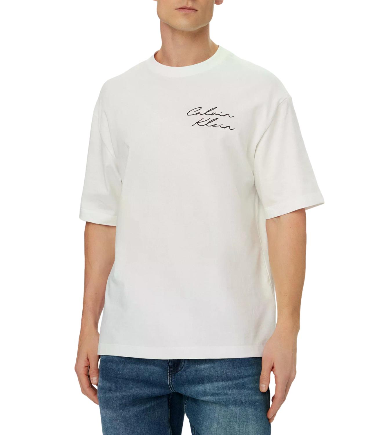 Polo Calvin Klein LV04RE828G Uomo - Yaf Bright White