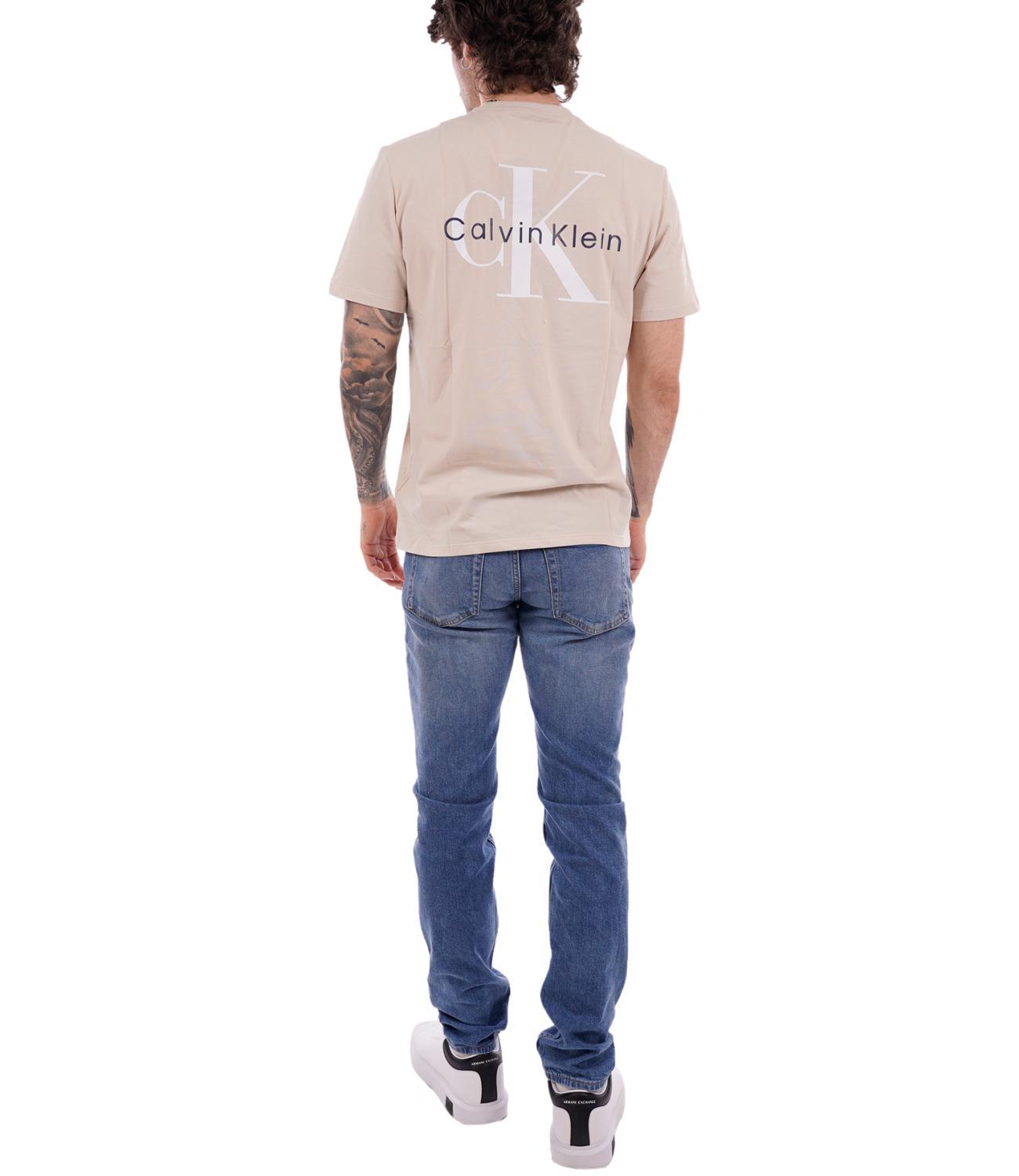 T-Shirt Calvin Klein LV14RF852G Uomo - 2jx Oatmeal