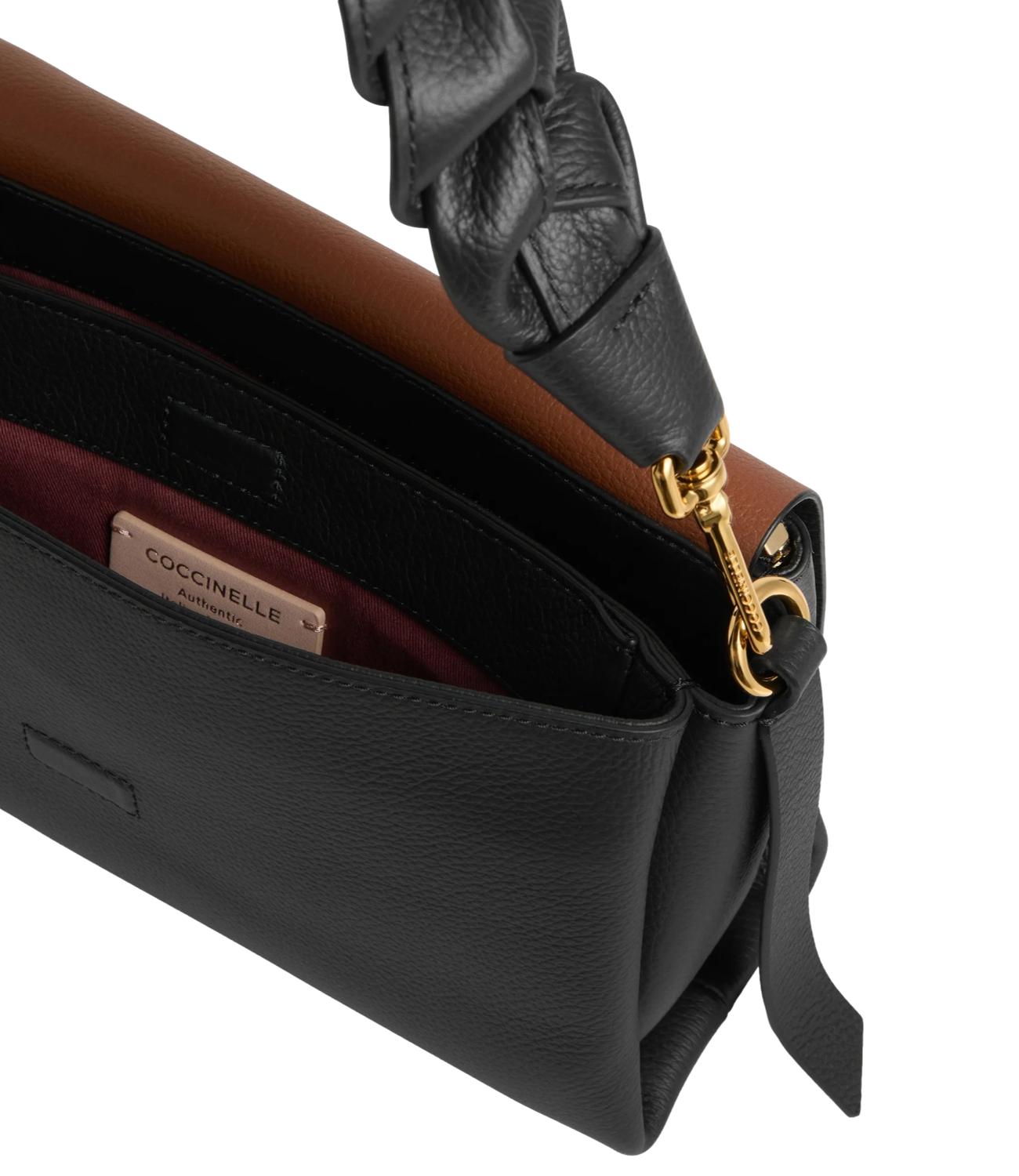 COCCINELLE borsa nero/cognac donna