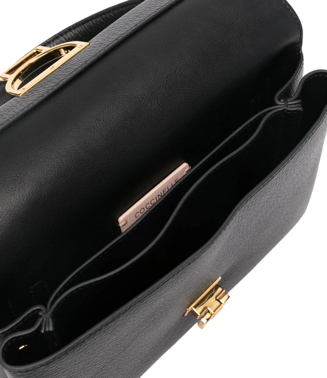 COCCINELLE borsa nera donna