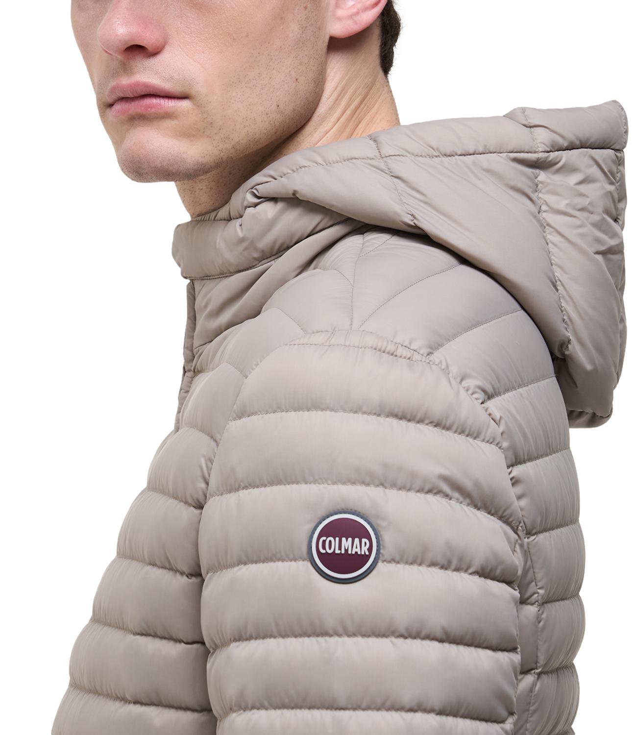 Hoodie Quilted Jacket Natural Down Light Weight Chimpunk ice