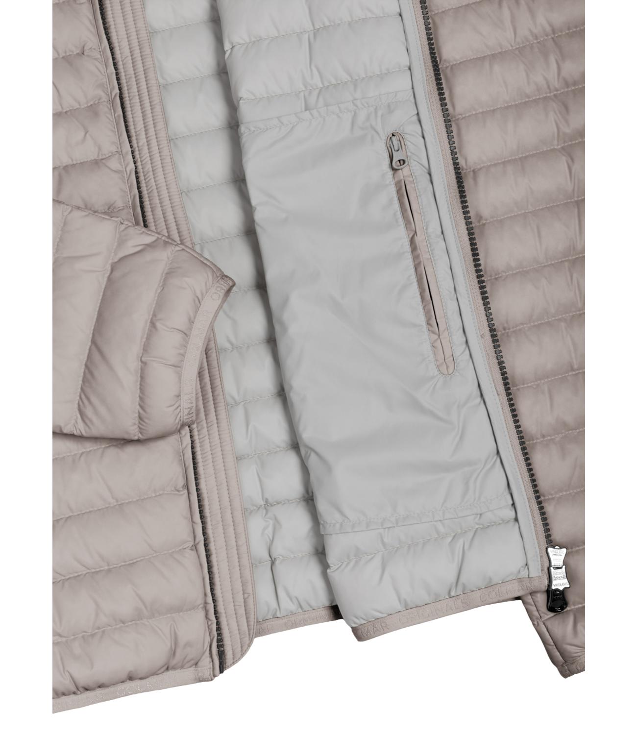 Hoodie Quilted Jacket Natural Down Light Weight Chimpunk ice
