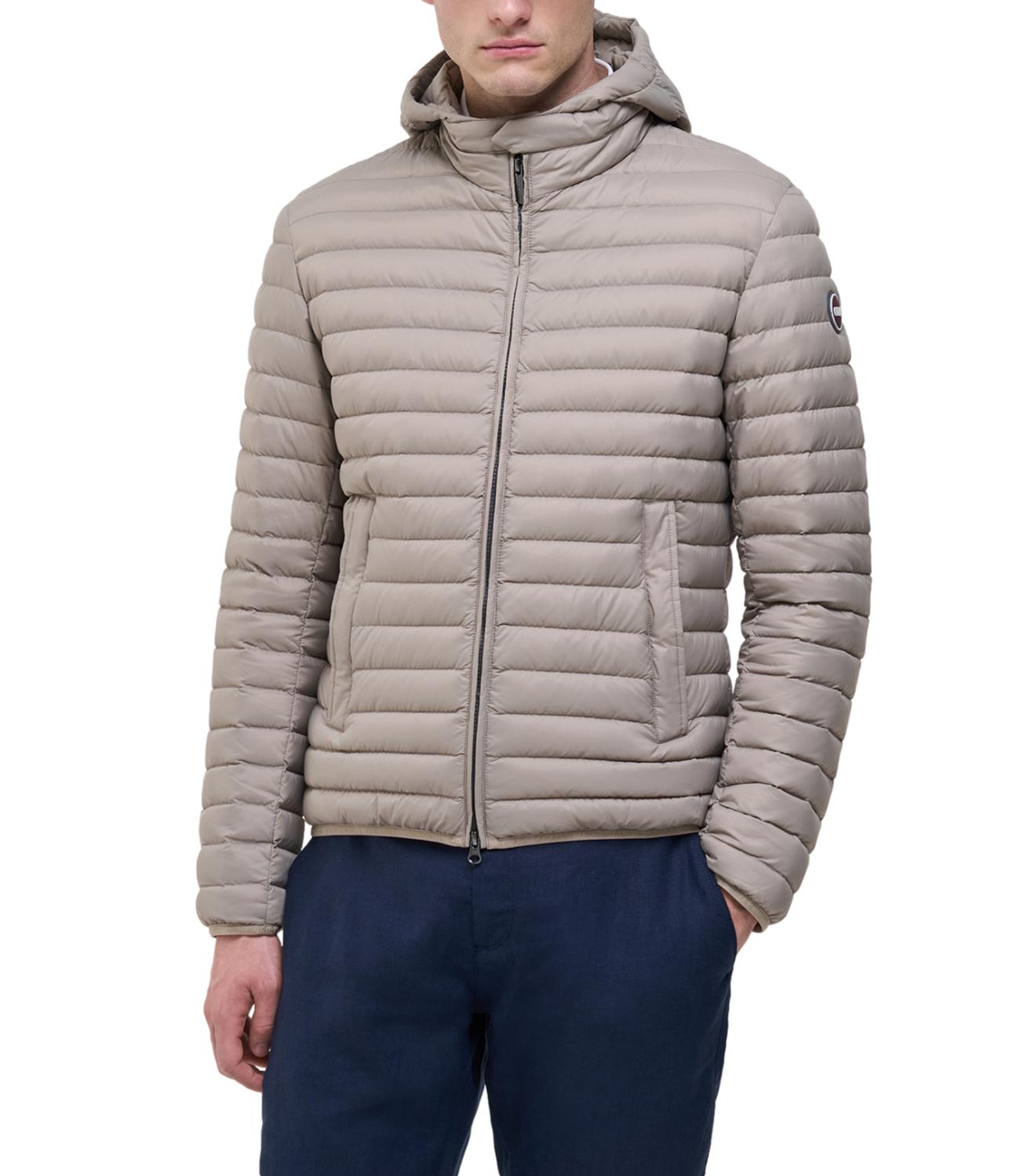 Hoodie Quilted Jacket Natural Down Light Weight Chimpunk ice