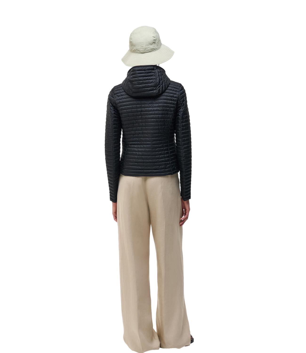 Quilted Jacket With Hood, Natural Down Light Weight