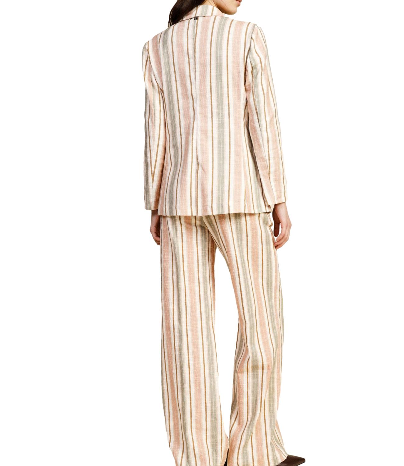 Dixie Pantalone Rosa/Verde Donna