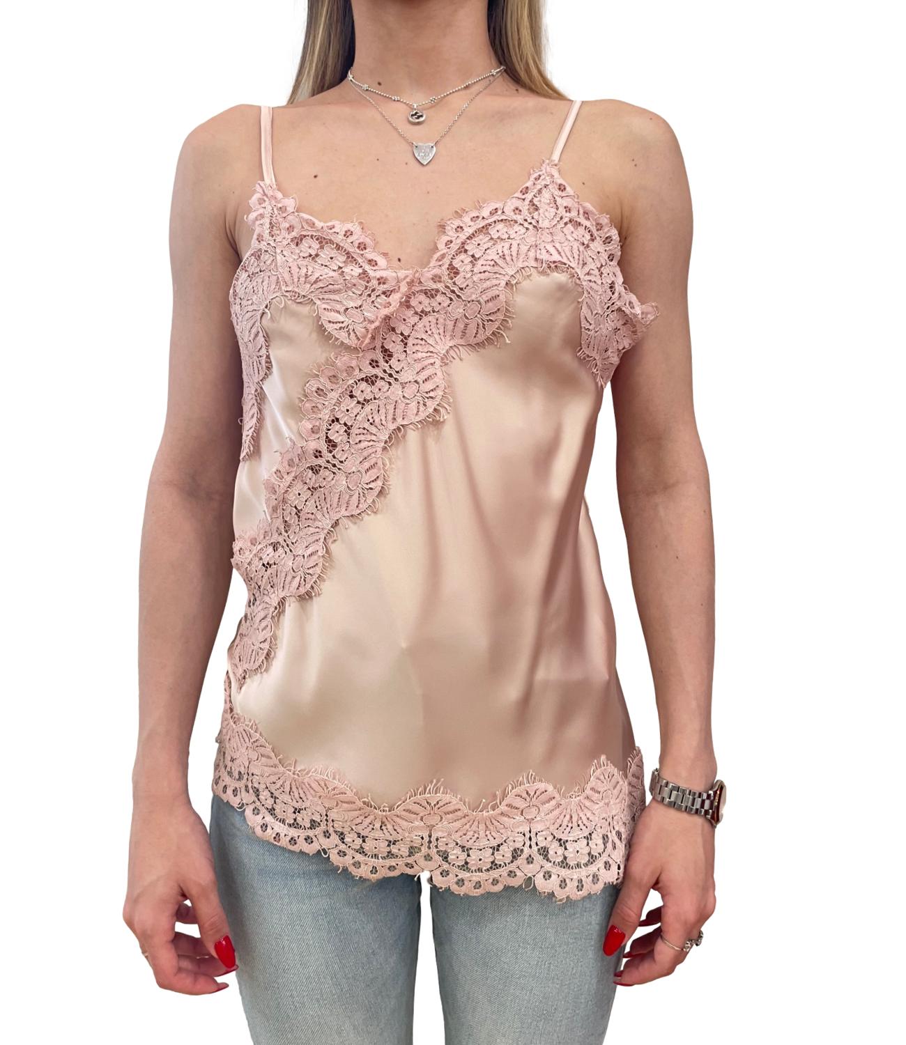 Dixie Canotta Rosa Donna