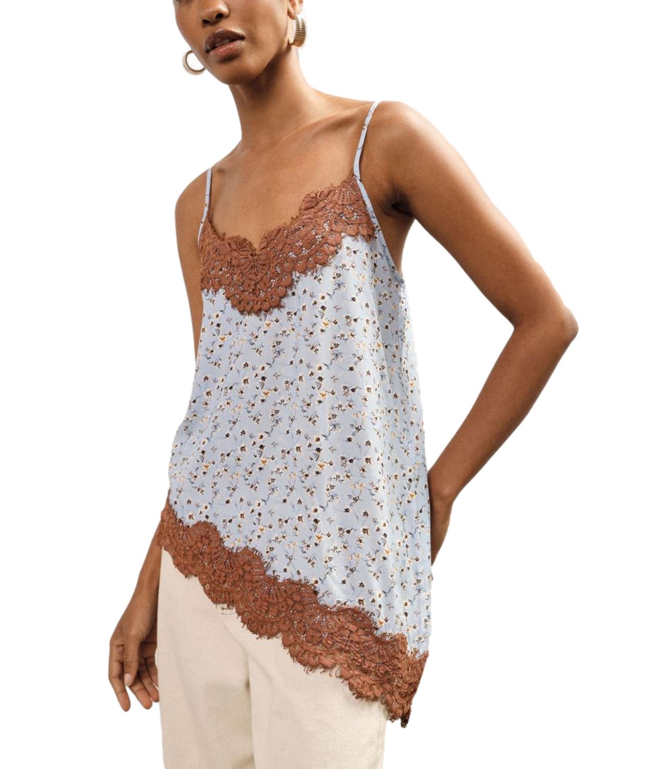 Dixie Canotta Azzurro Donna