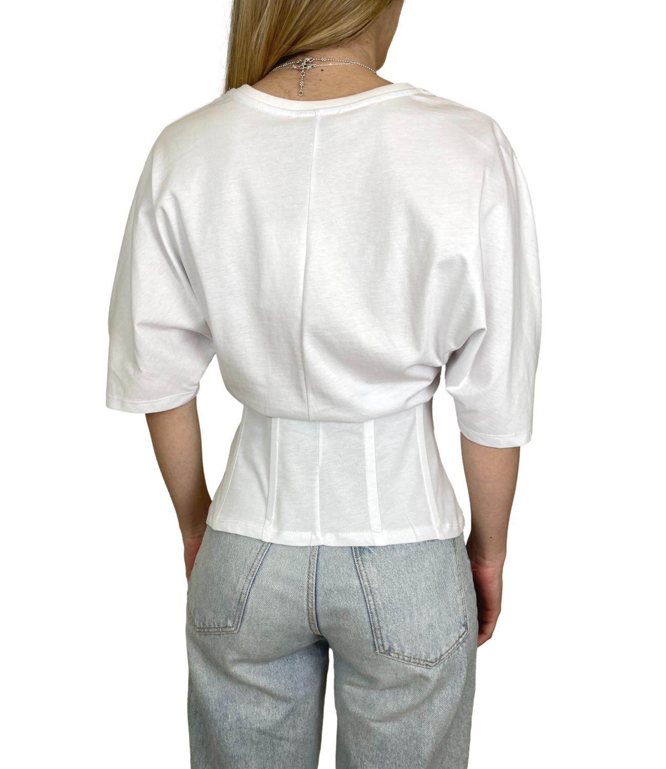 Dixie T-shirt Bianca Donna