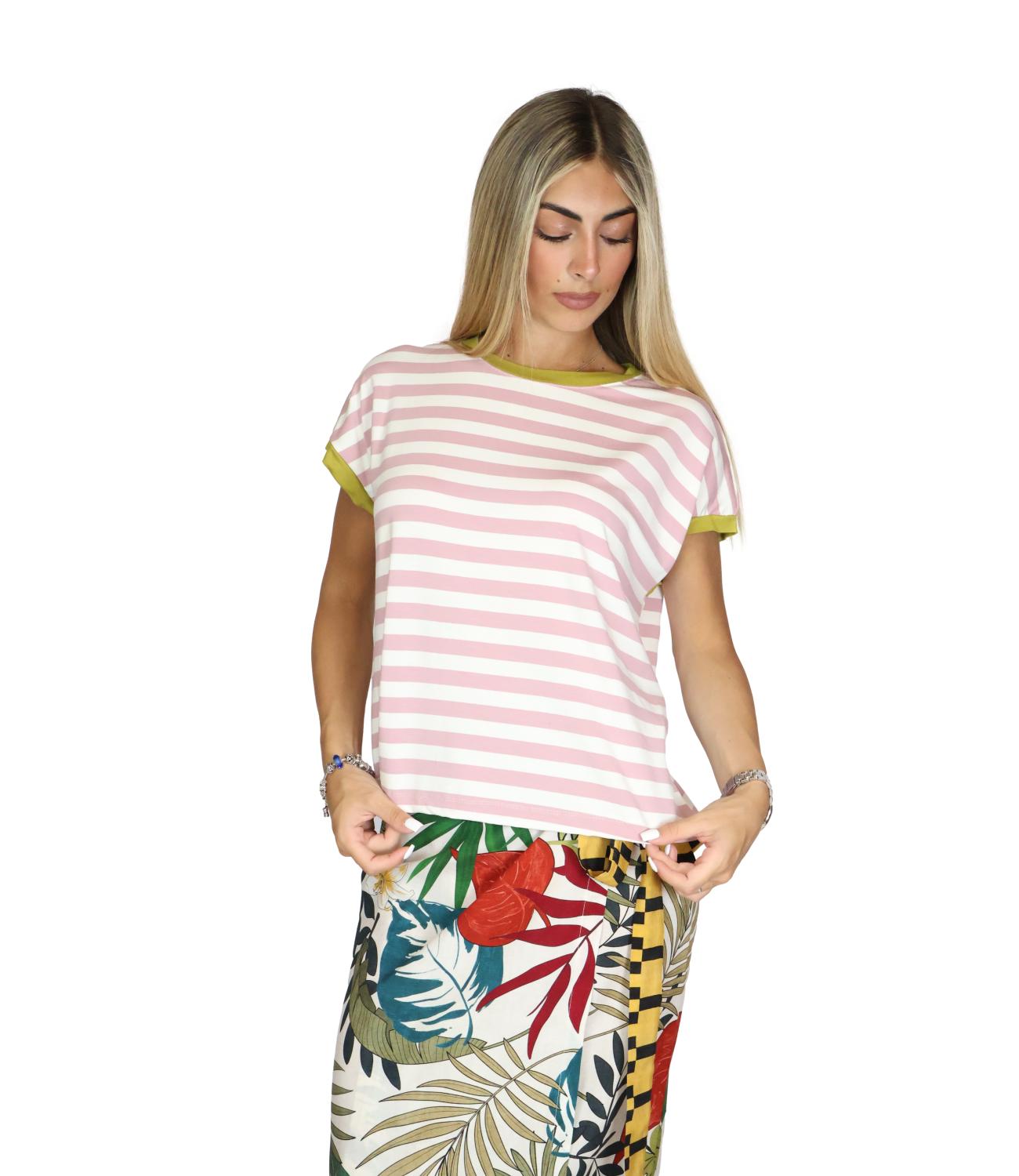 T-Shirt Dixie T262A154 Donna - Lime