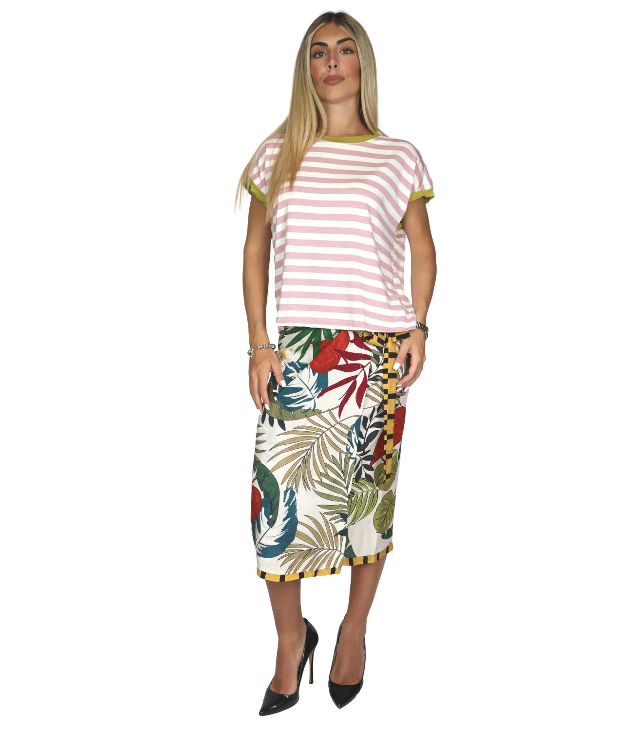T-Shirt Dixie T262A154 Donna - Lime