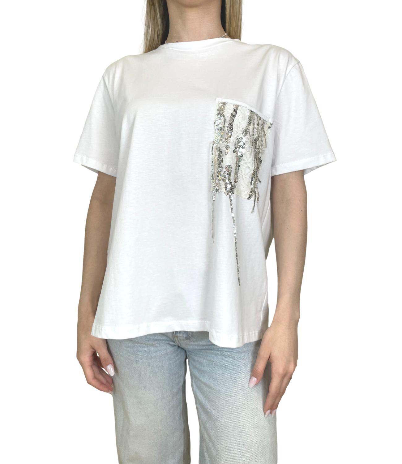 Dixie T-shirt Bianca Donna