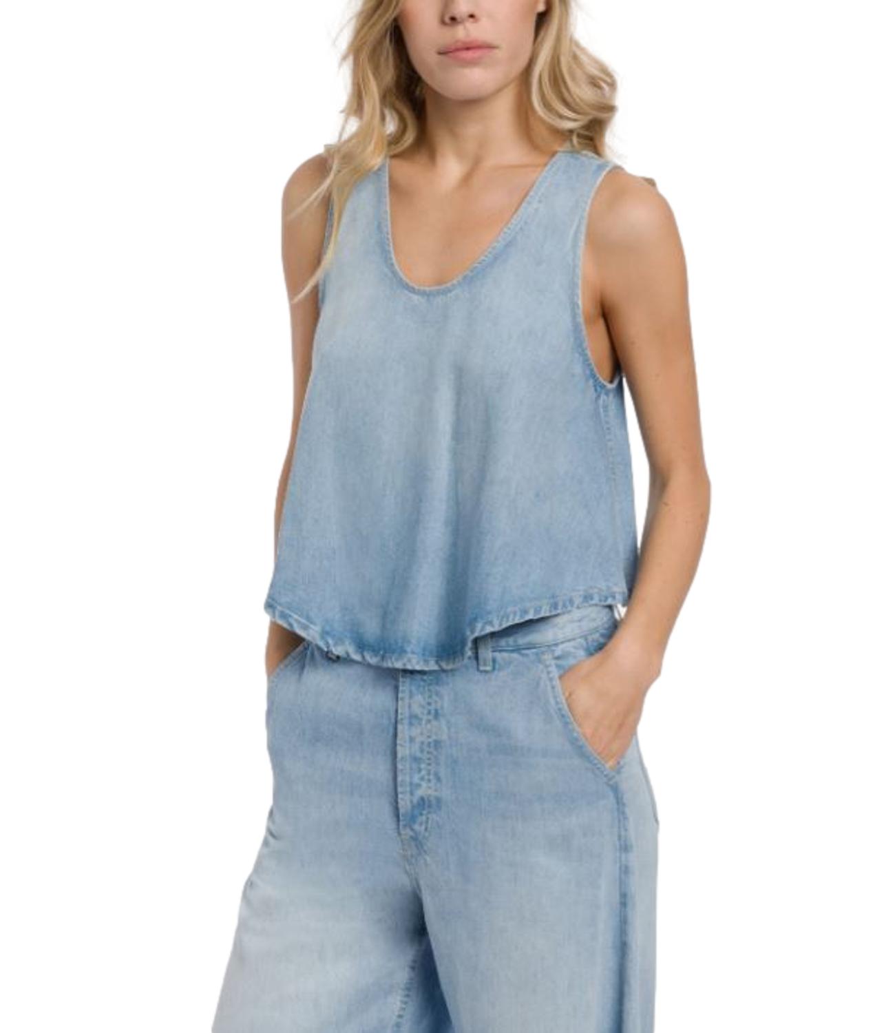 Top Donna Blu