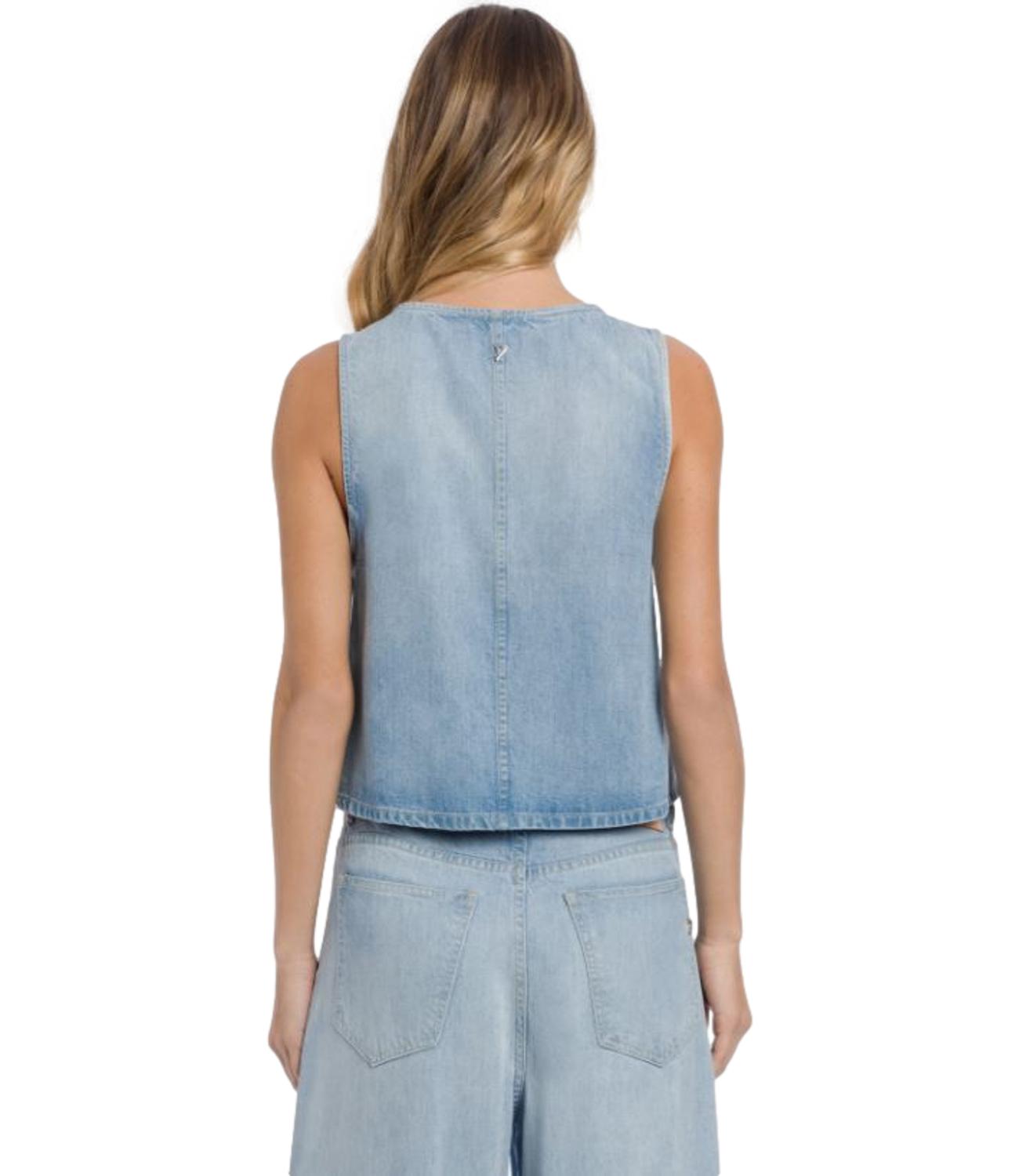 Top Donna Blu