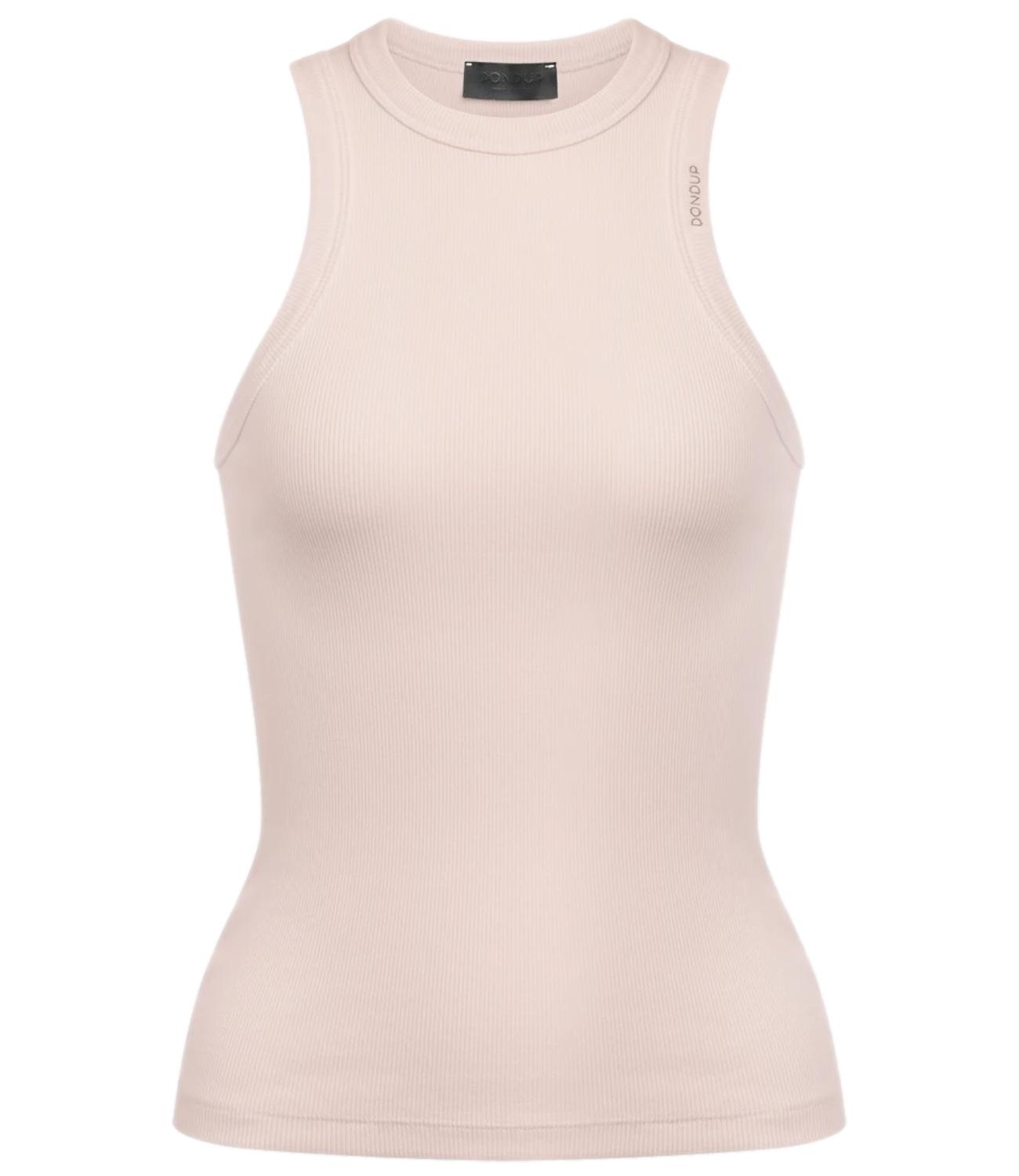 Dondup Canotta girocollo rosa donna