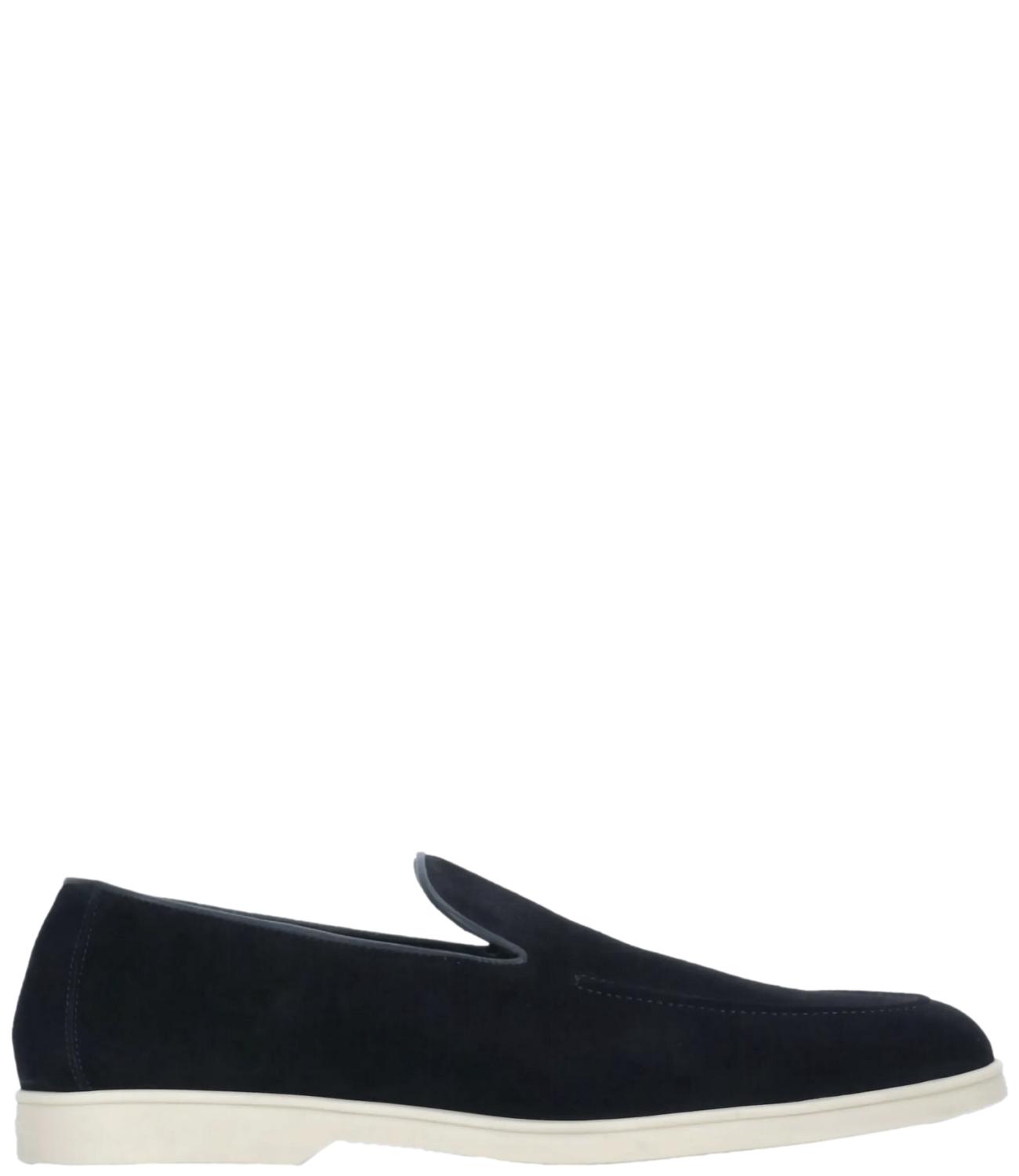 Slip on blu uomo vaschetta