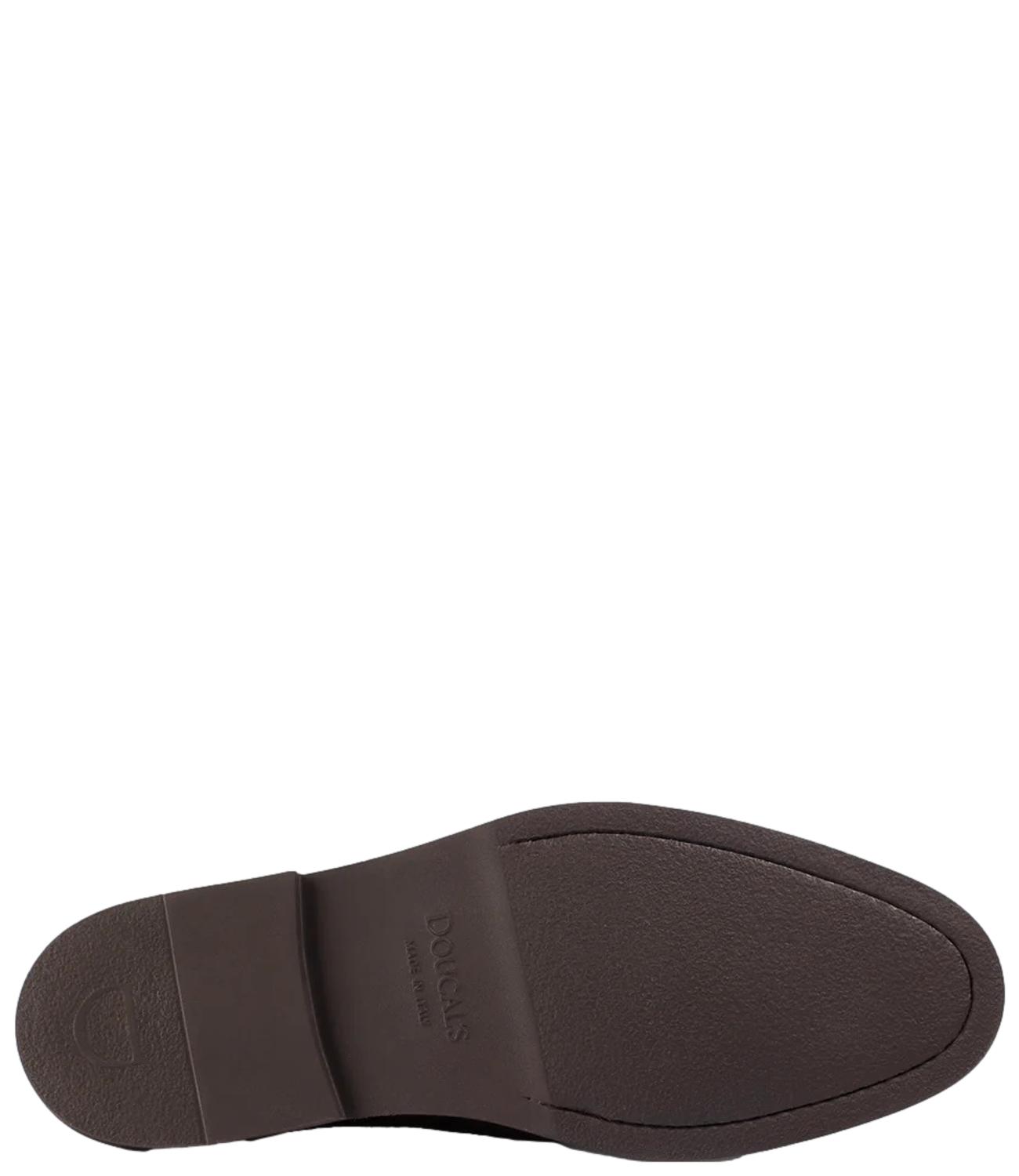 Doucal's mocassino suede marrone uomo