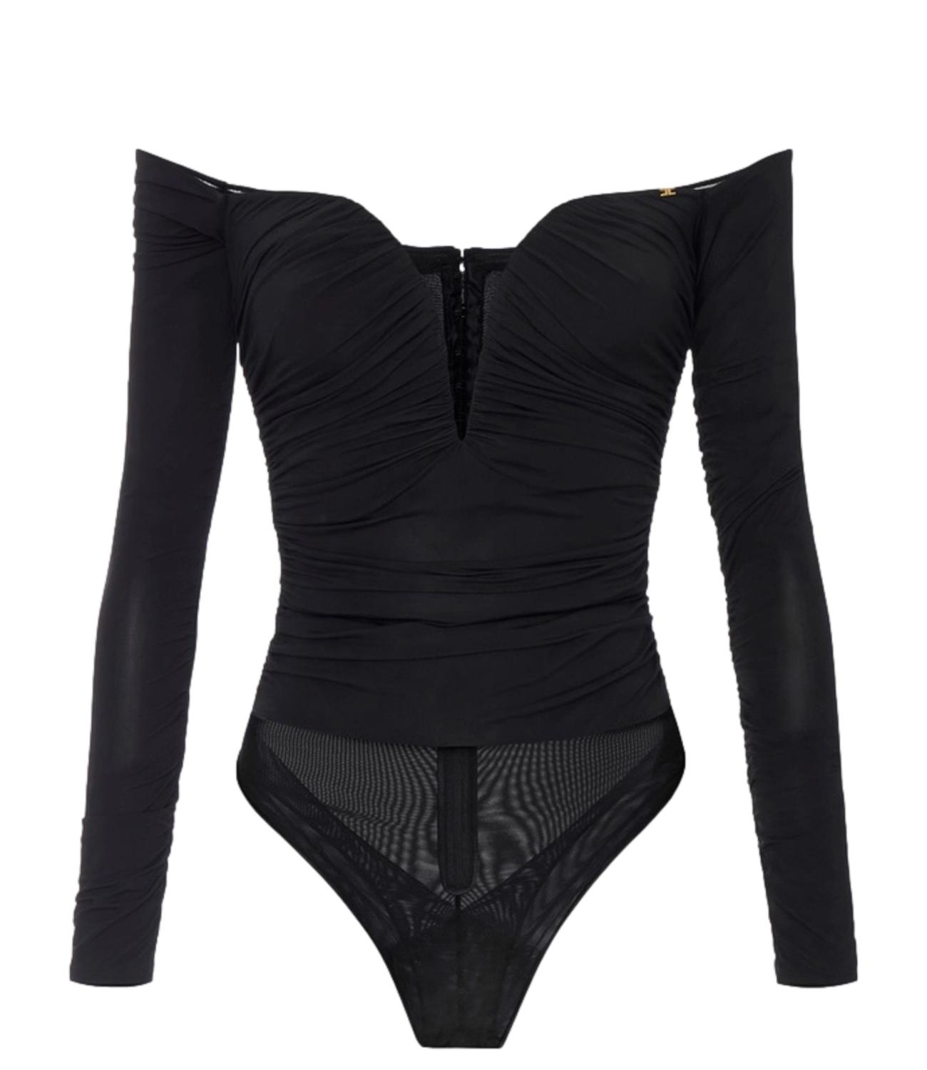 EF Body in jersey crêpe nero donna