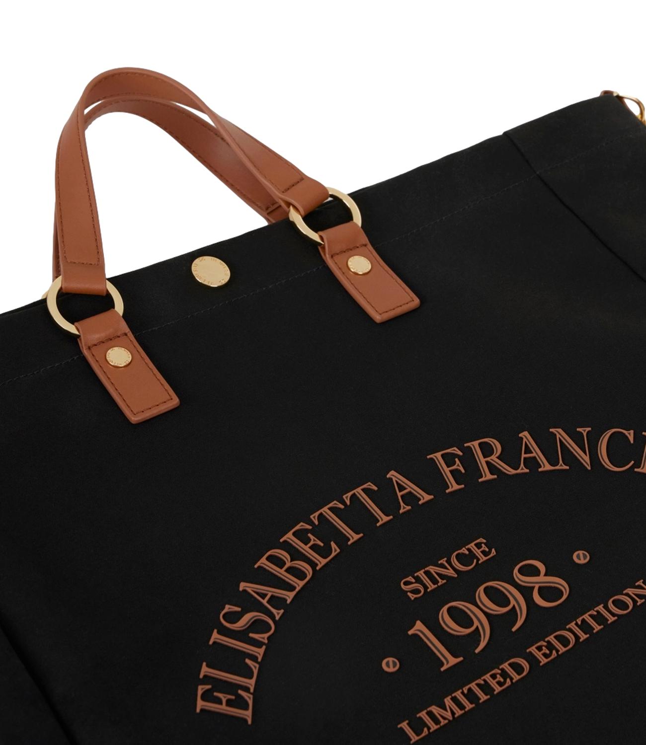 Borsa nera e marrone cuoio