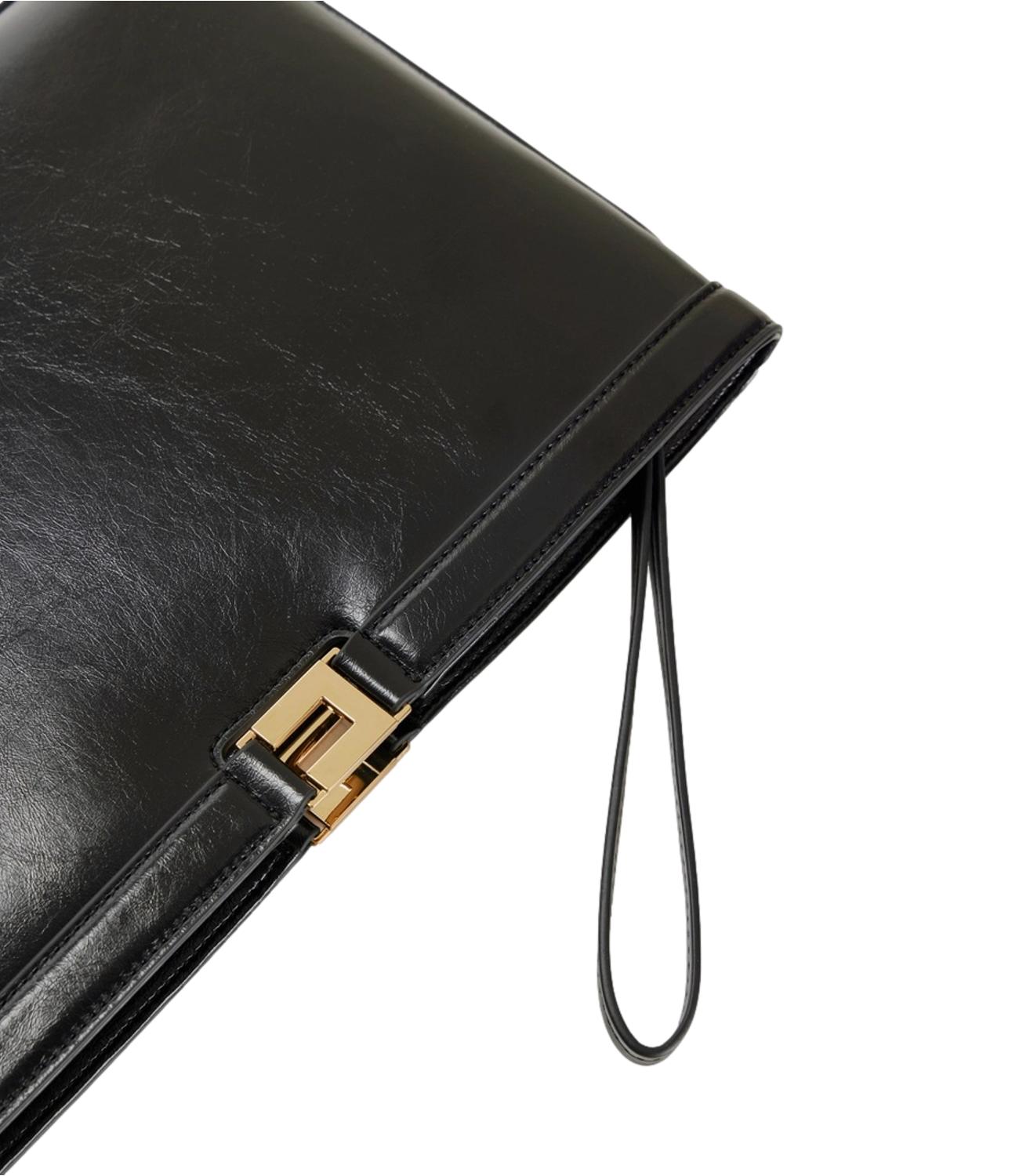 EF Borsa a busta nero donna