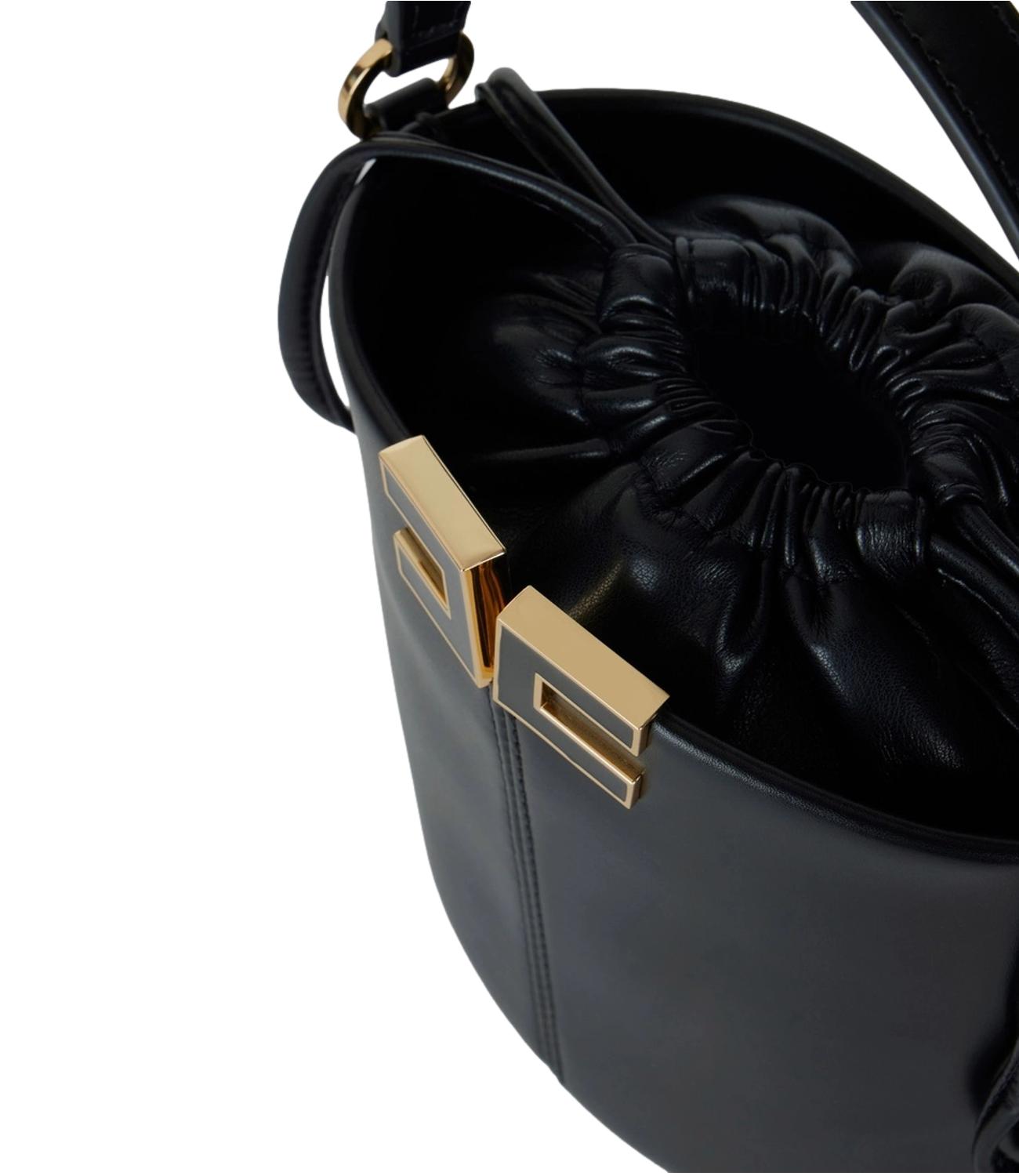 EF Borsa a secchiello nero donna