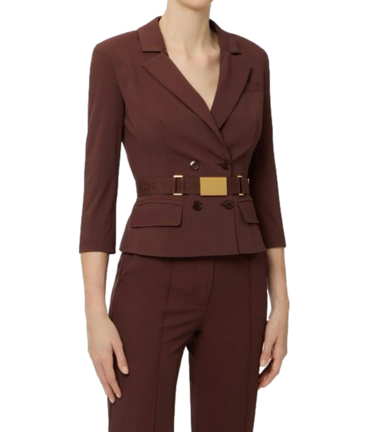 Elisabetta Franchi Giacca Cacao Donna
