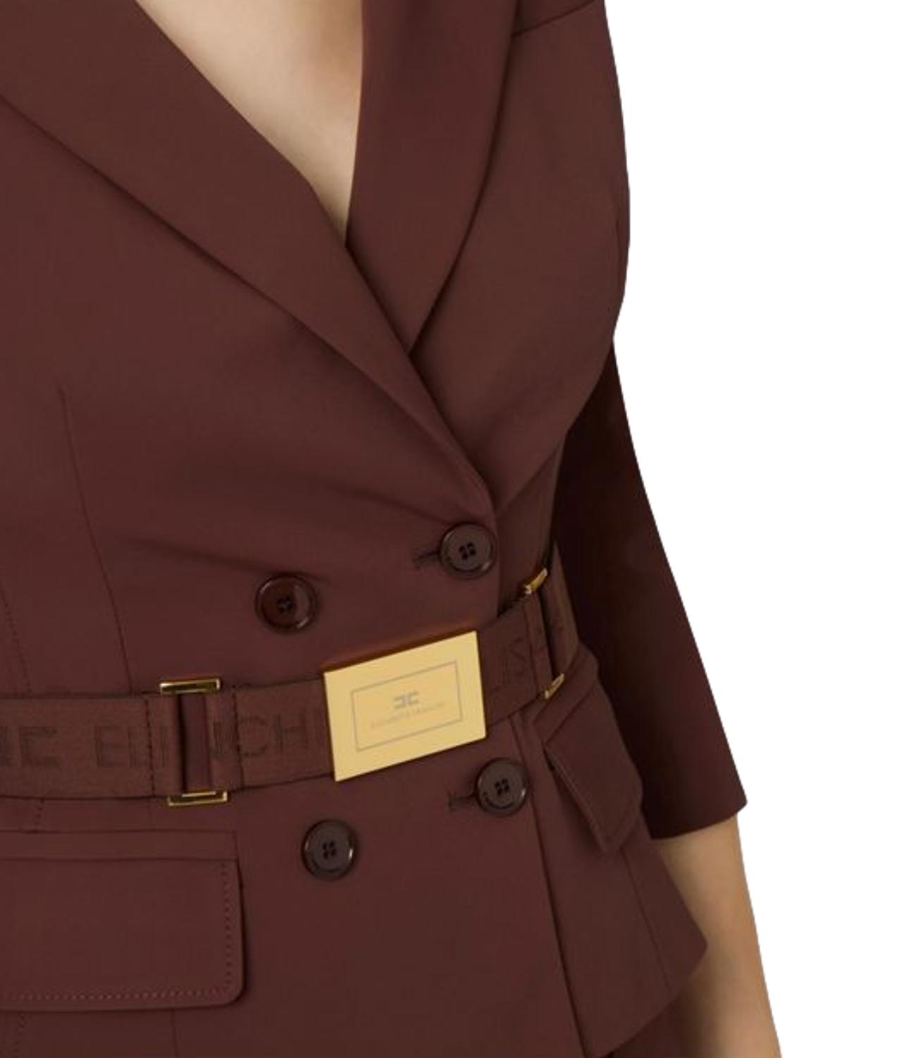 Elisabetta Franchi Giacca Cacao Donna
