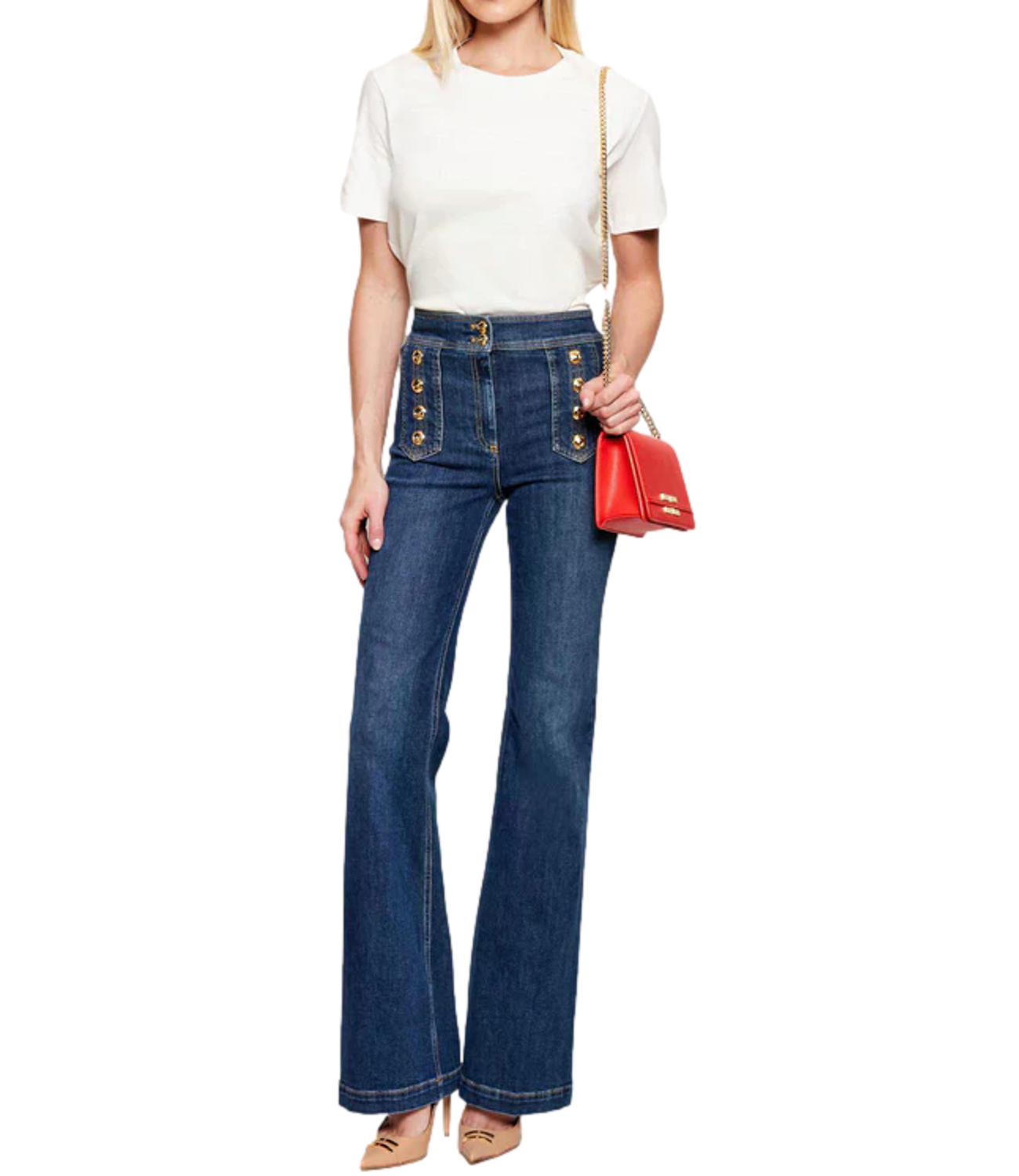 Emme Marella Camicia BEA Blu Denim Donna