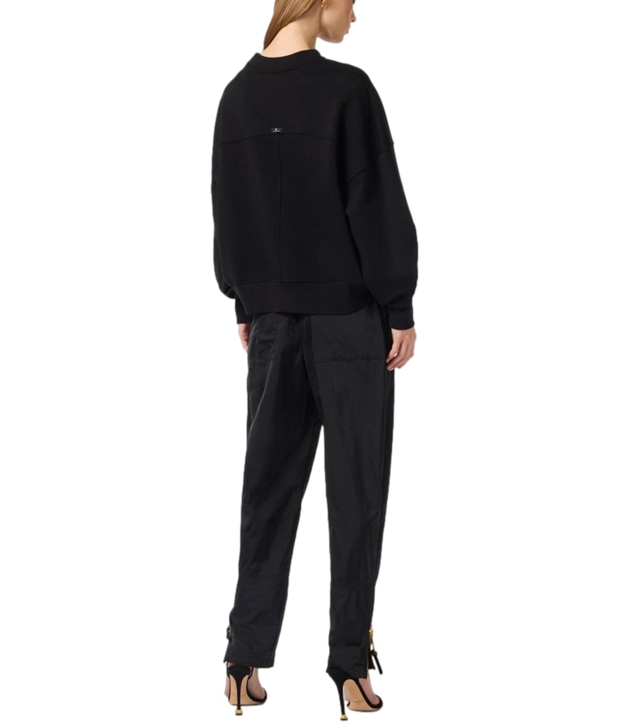 EF Maglia nero donna logo