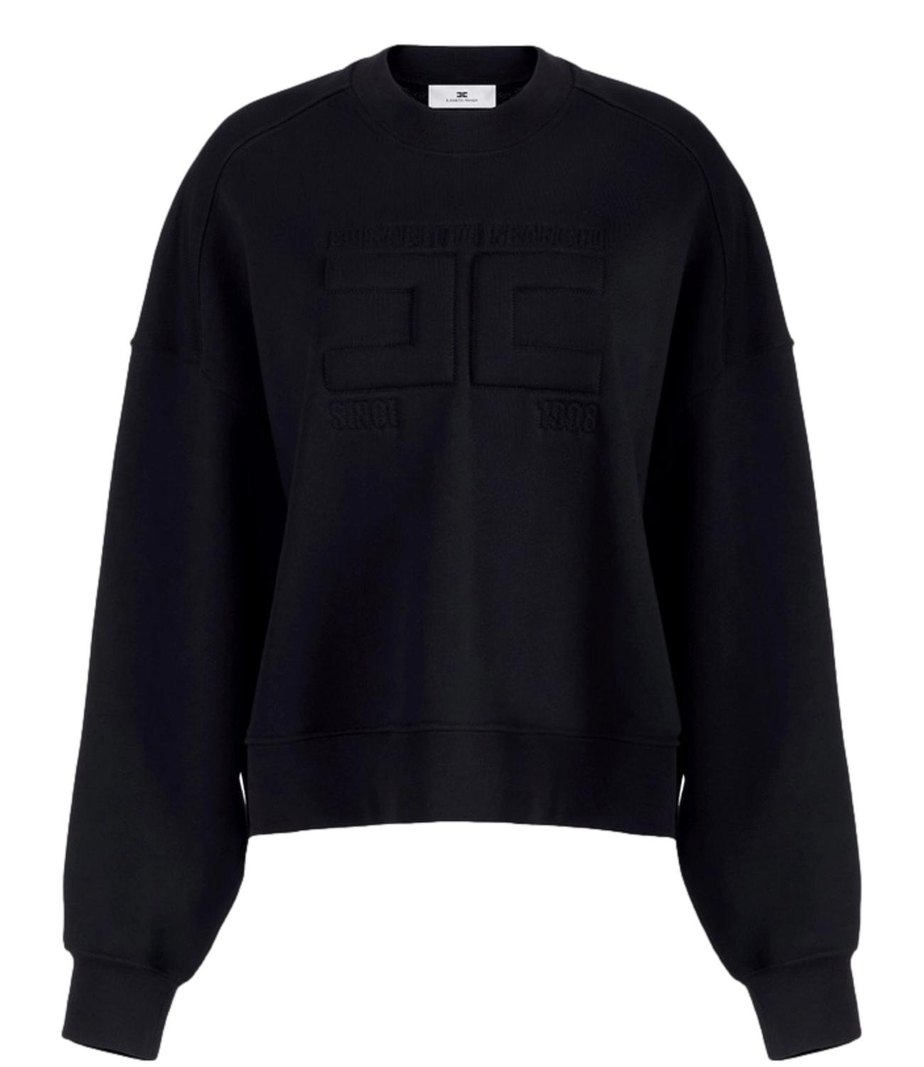 EF Maglia nero donna logo