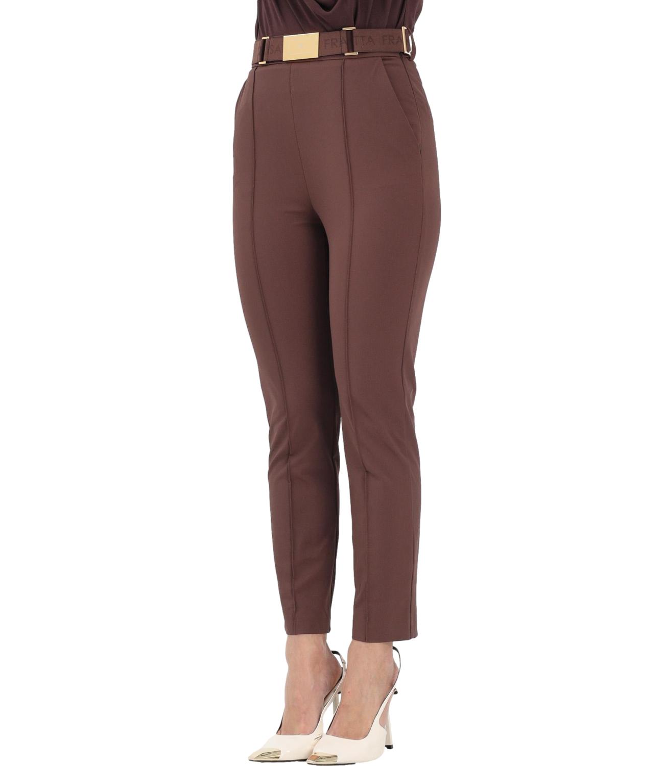 Pantalone marrone slim