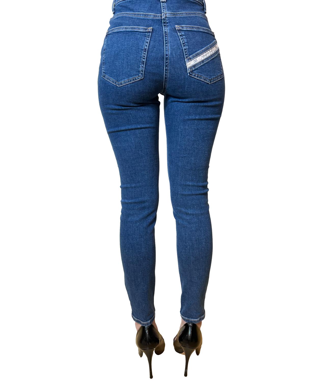 EF jeans denim skinny blu donna