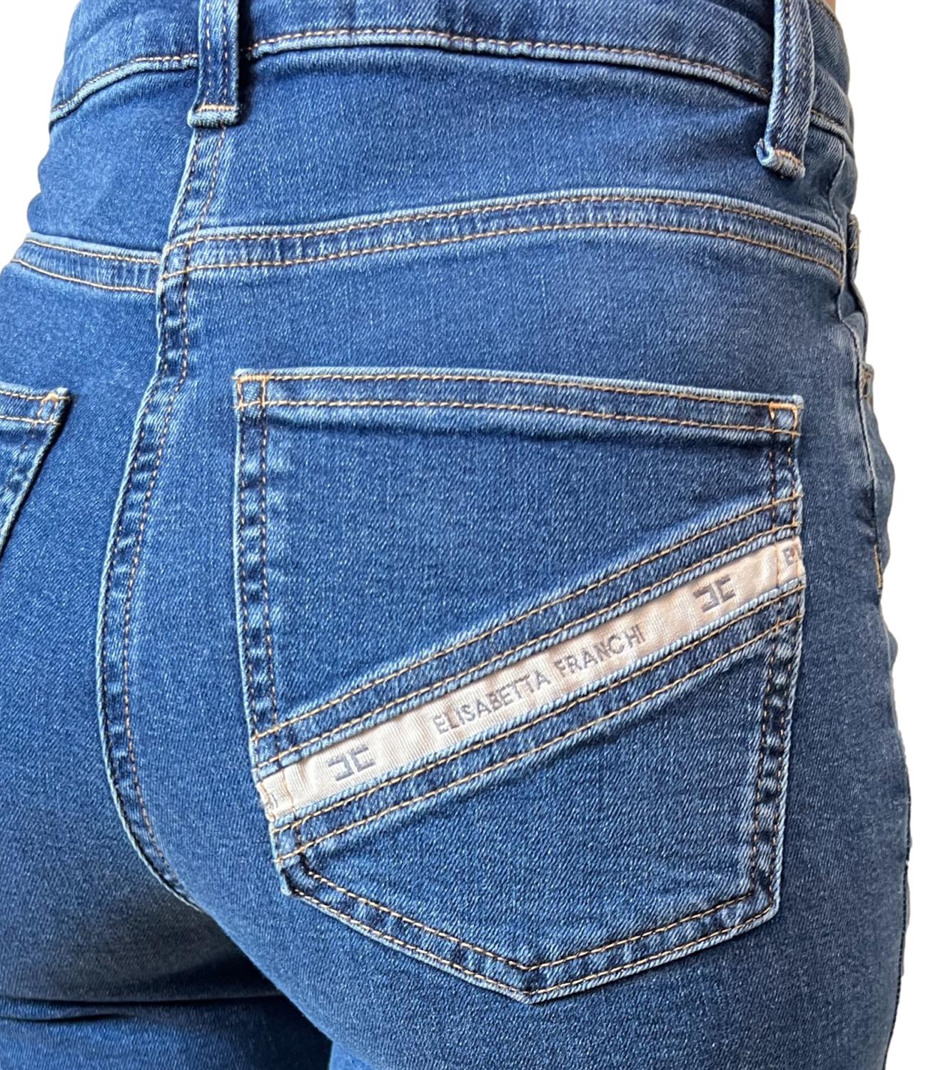 EF jeans denim skinny blu donna