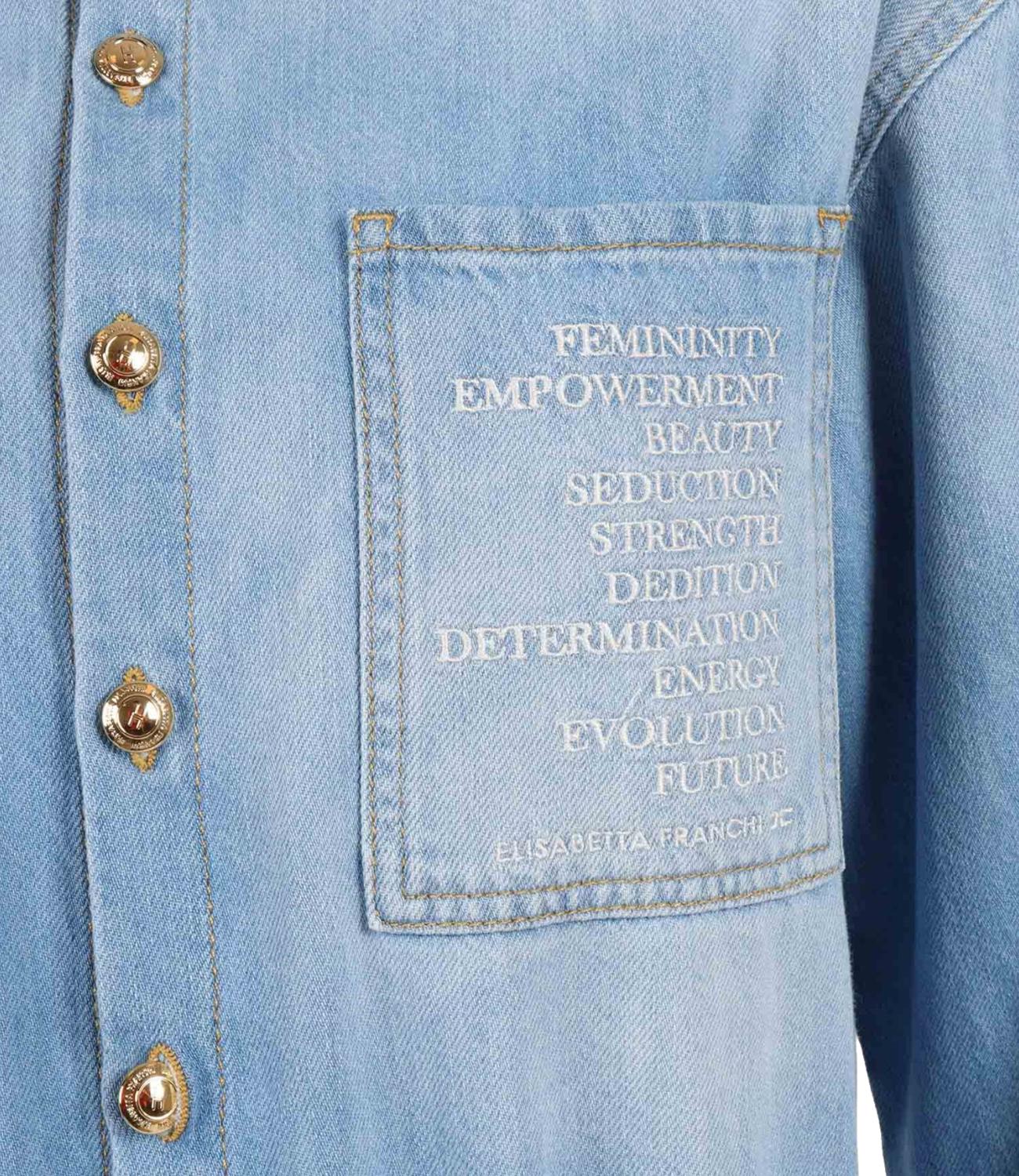 Emme Marella Camicia BEA Blu Denim Donna