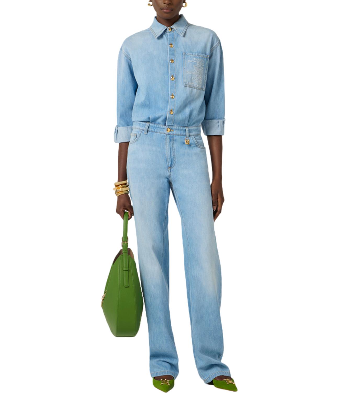 Emme Marella Camicia BEA Blu Denim Donna