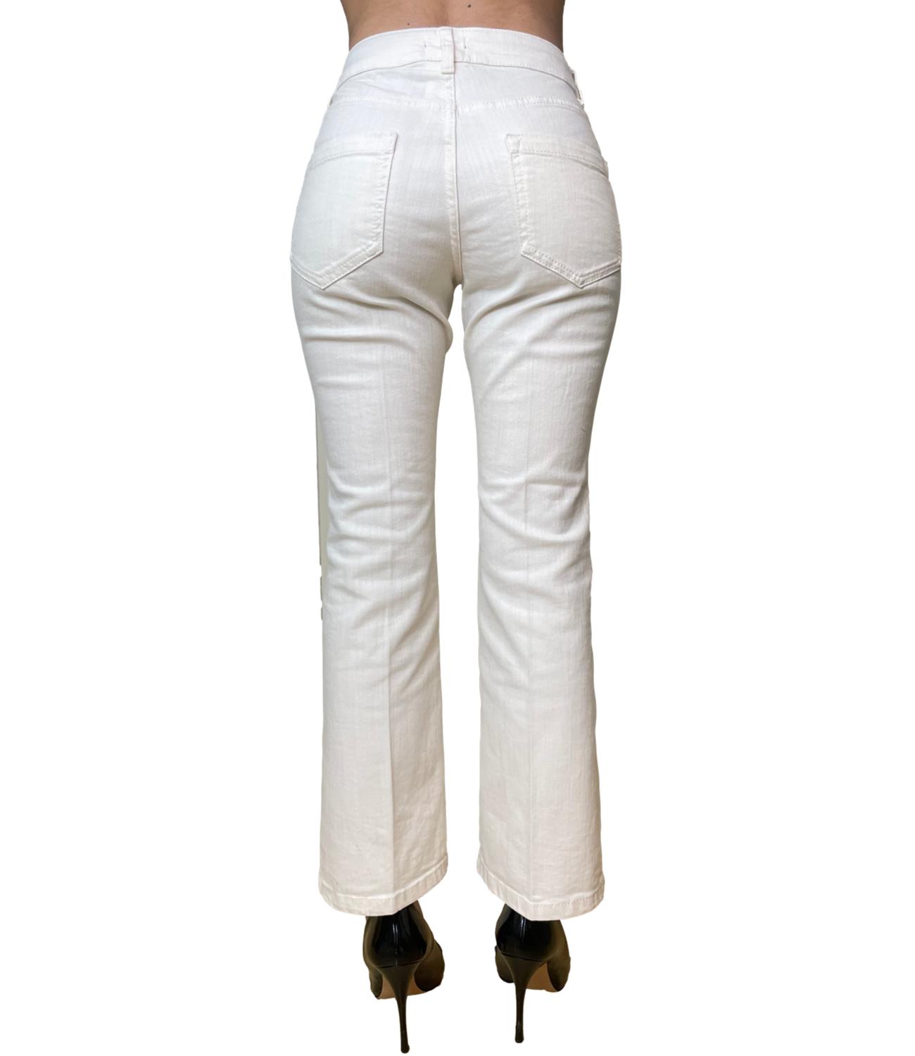 Emme Marella Pantalone DORIA Bianco Donna