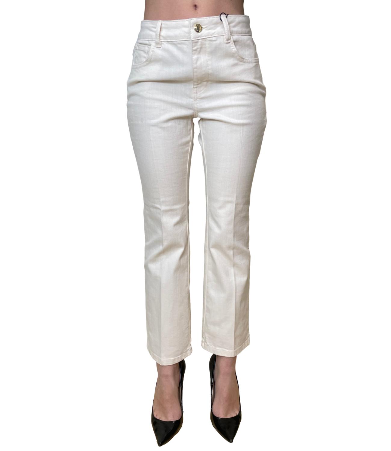 Emme Marella Pantalone DORIA Bianco Donna