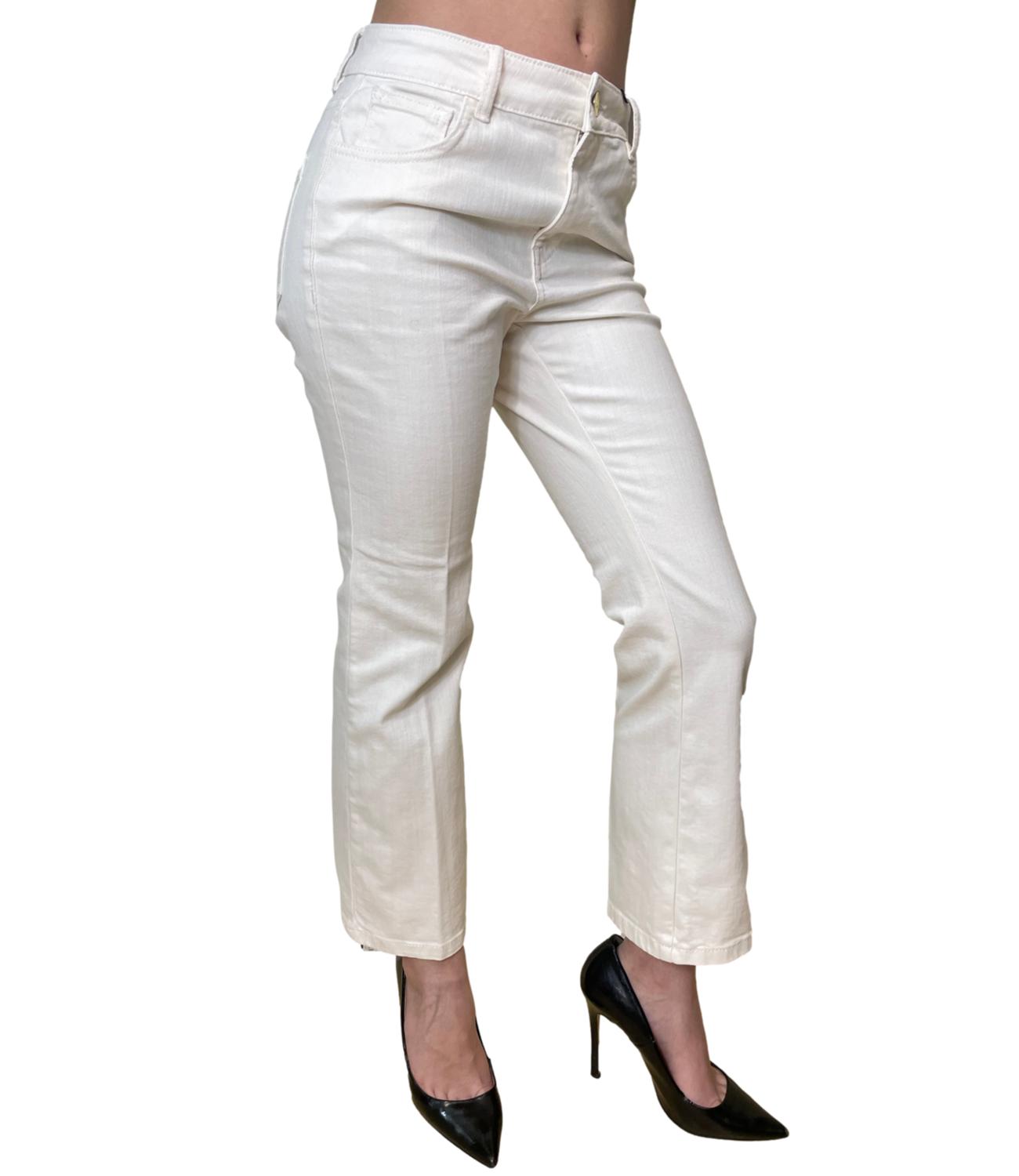 Emme Marella Pantalone DORIA Bianco Donna