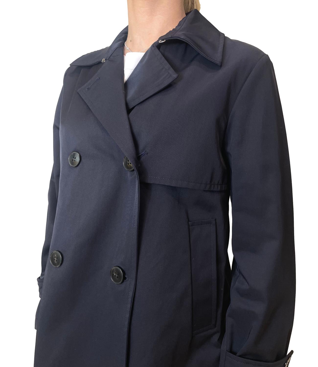 Emme Marella Trench Emmpelota Blu Donna