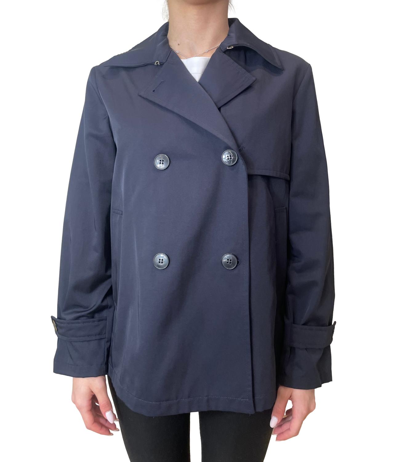 Emme Marella Trench Emmpelota Blu Donna