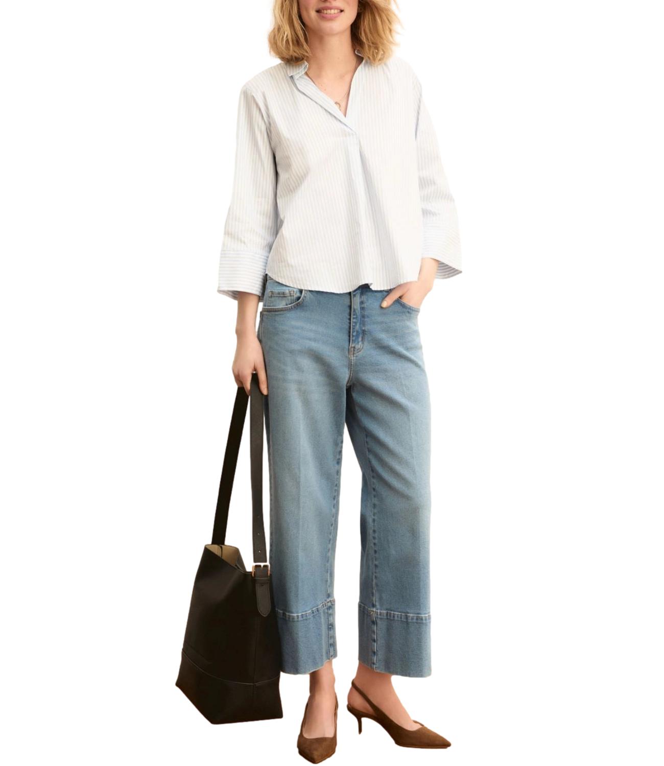 Emme Marella Blusa Emmadorno Azzurro Donna