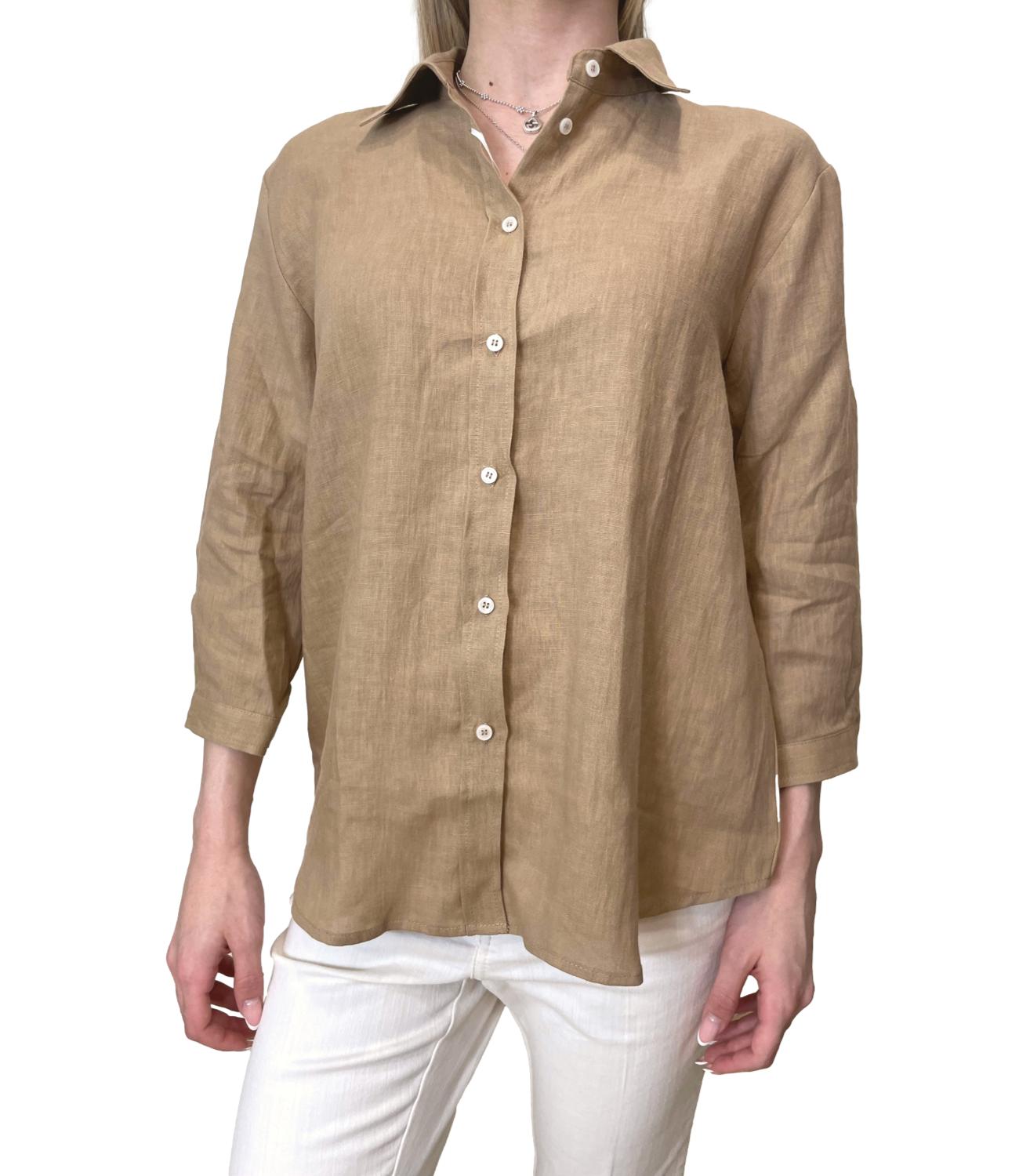 Emme Marella Camicia Emmgirello Ecru Donna