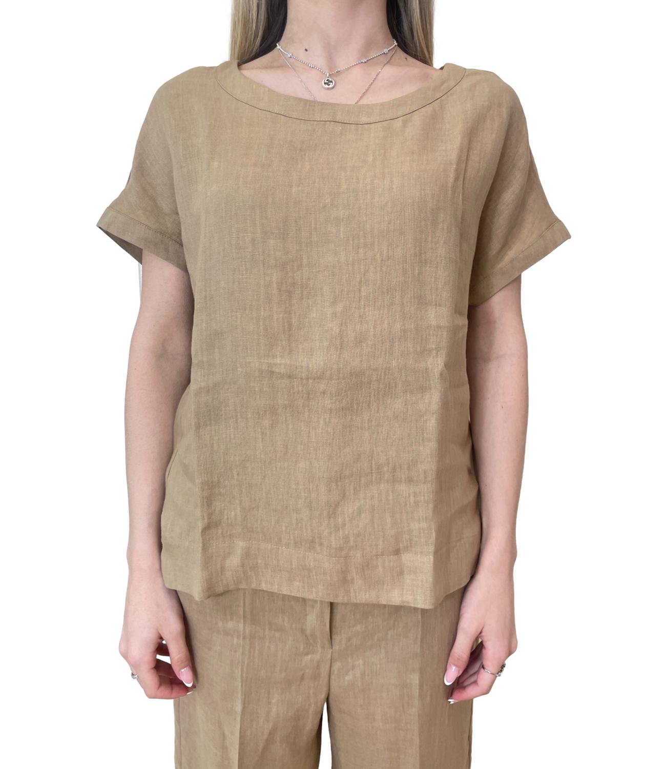 Emme Marella camicia Emmgeyser ecru donna