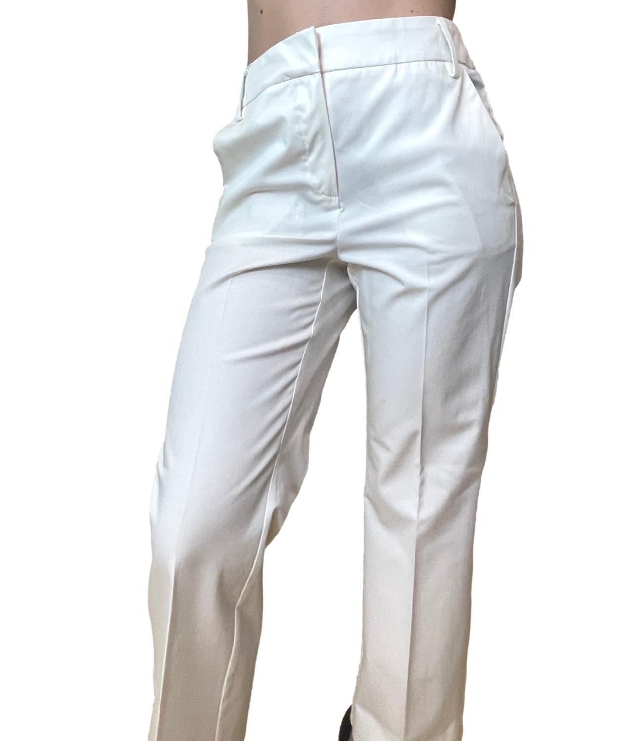 Emme Marella Pantalone EMMLEMBO Bianco Donna