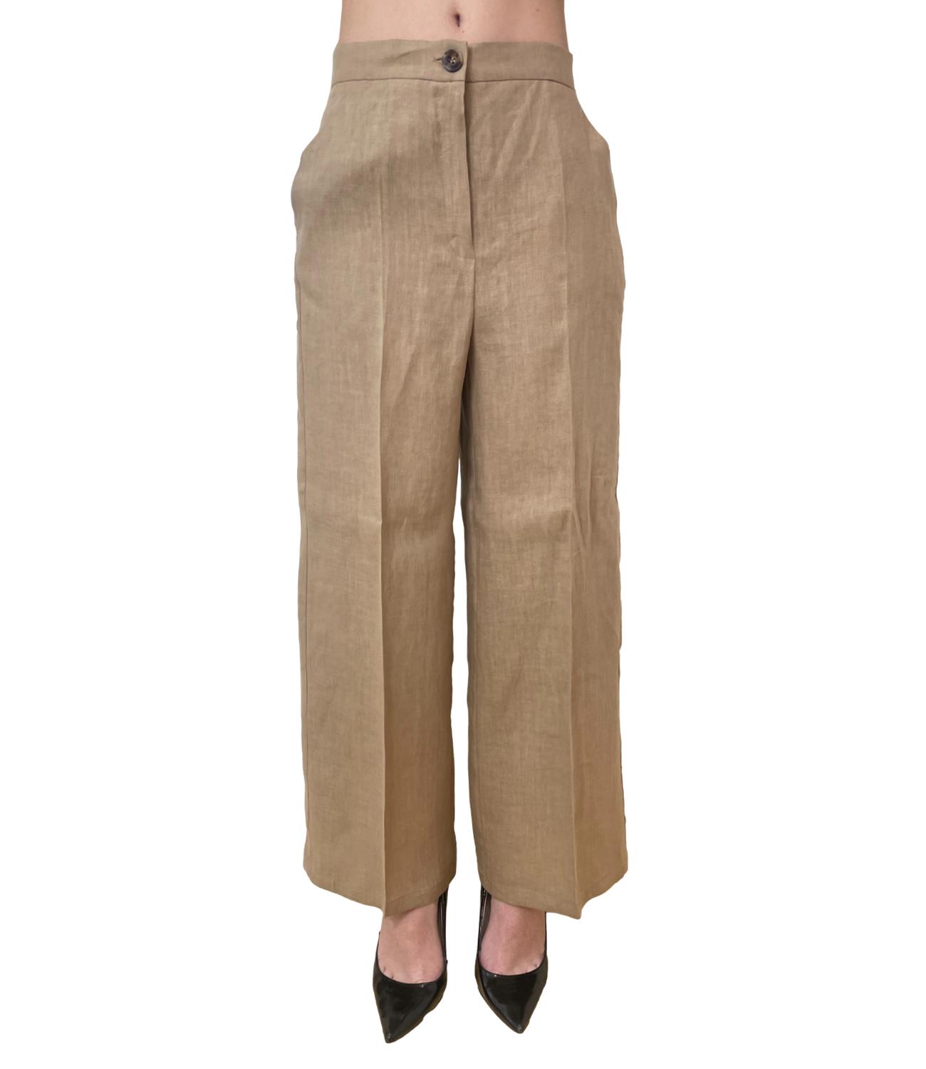Emme Marella pantalone Emmclava ecru donna