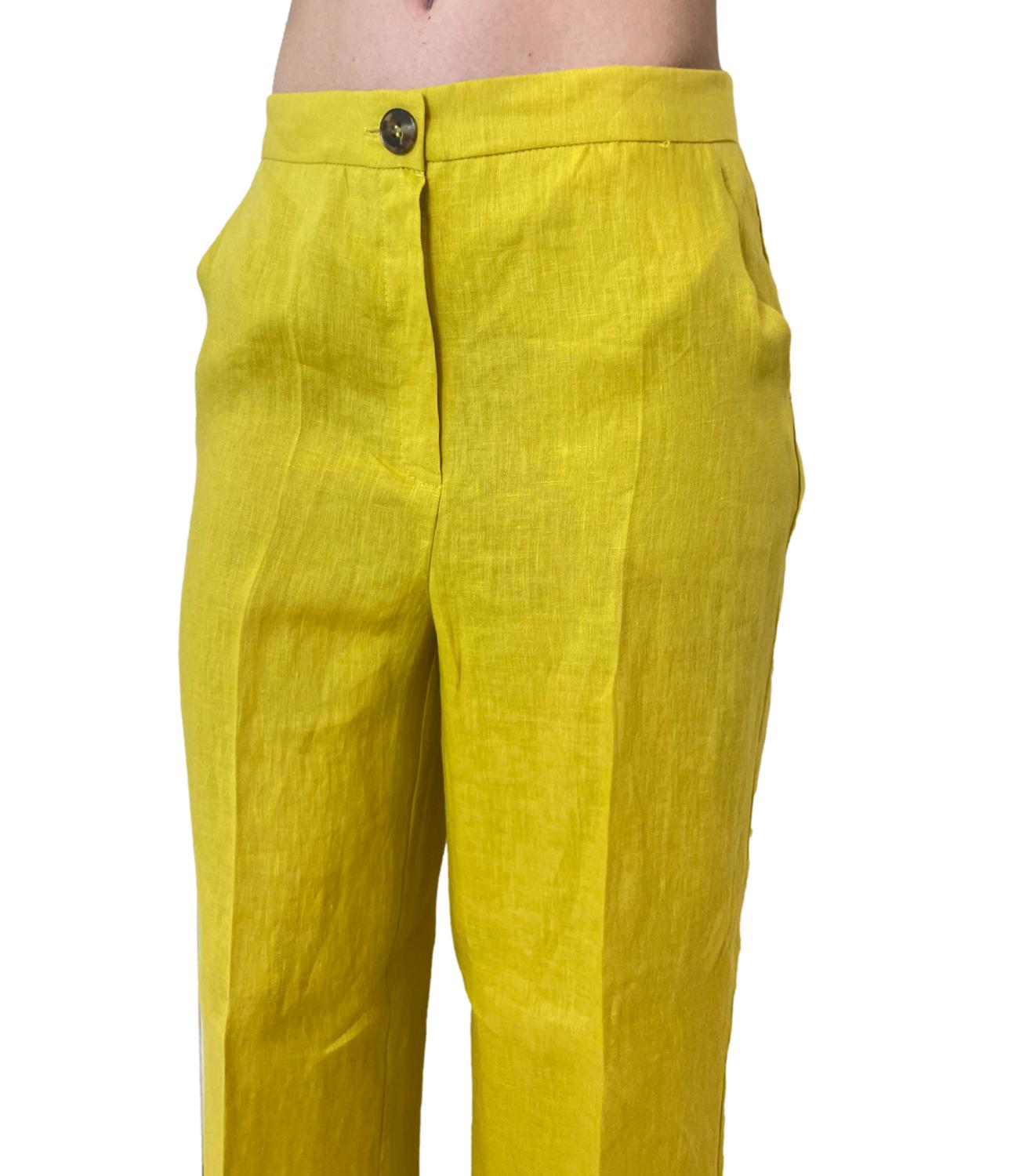Emme Marella pantalone Emmclava senape donna